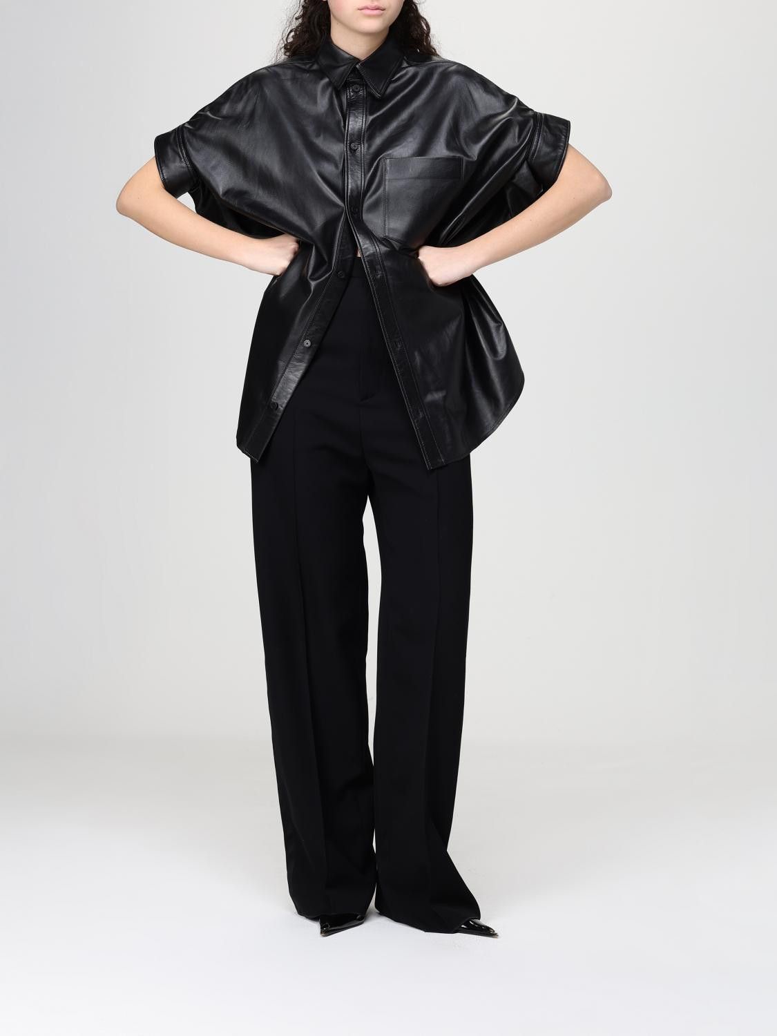Balenciaga Balenciaga Shirt Woman Black Size XS / US 0-2 / IT 36-38 - 2 Thumbnail