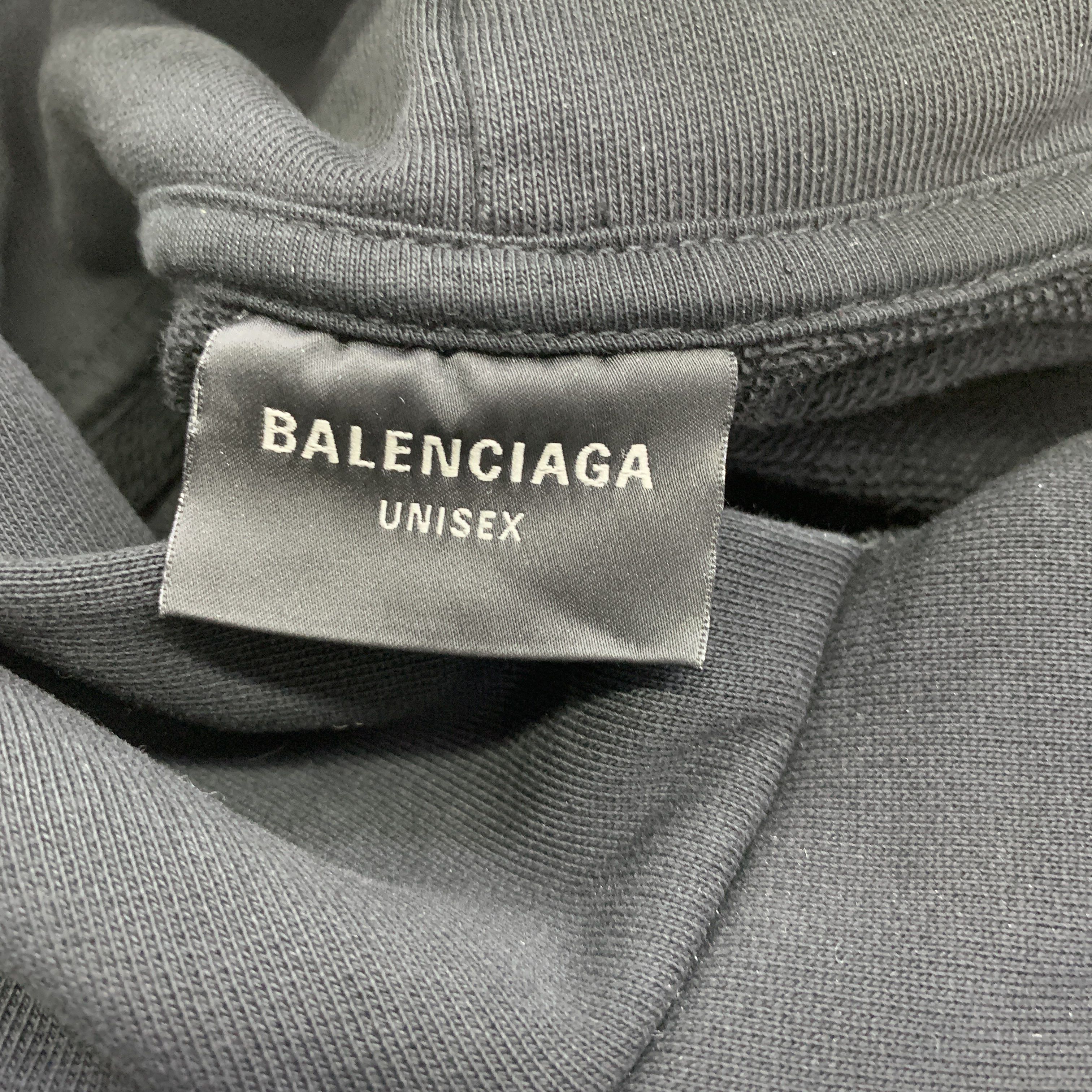 Balenciaga Balenciaga Logo Graphic Hoodie XS Size US XS / EU 42 / 0 - 3 Thumbnail
