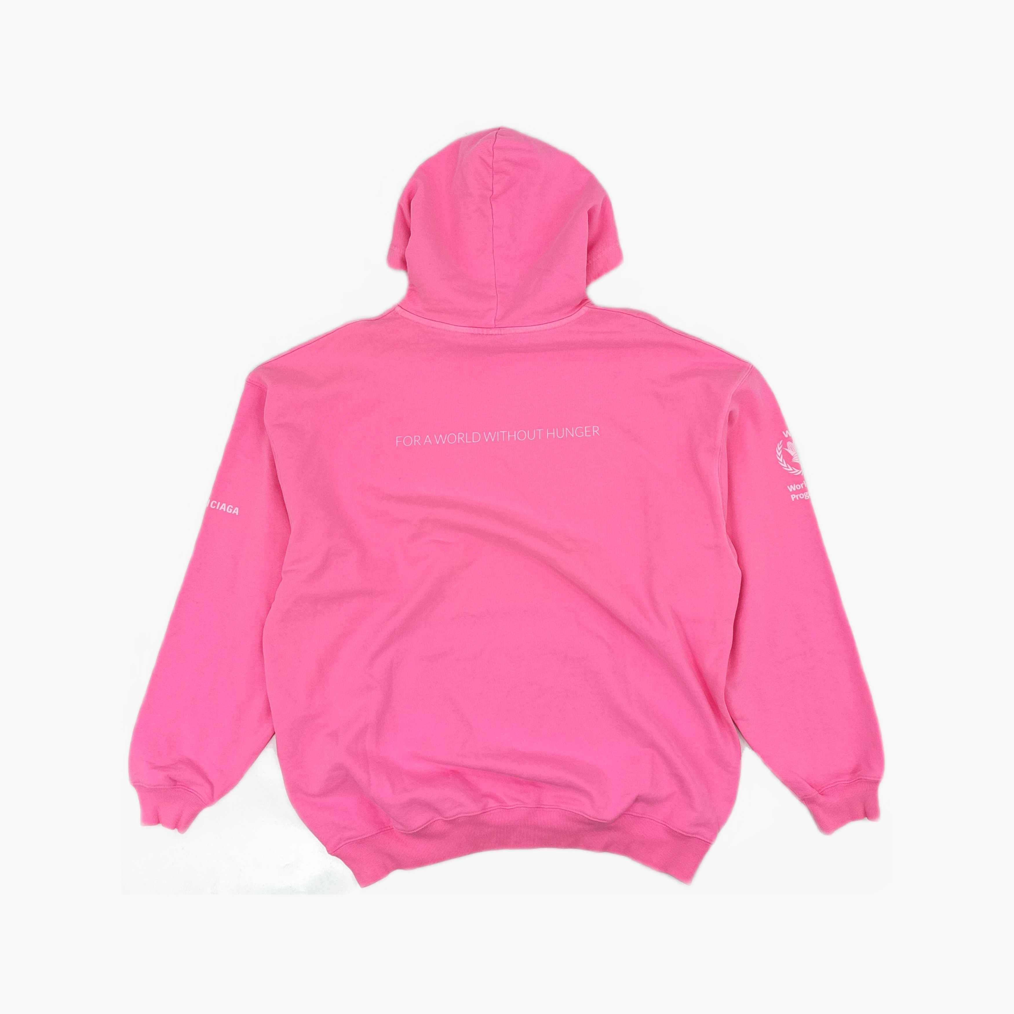 Balenciaga Balenciaga WFP Logo Print Hoodie Pink Size L Size US L / EU 52-54 / 3 - 3 Thumbnail