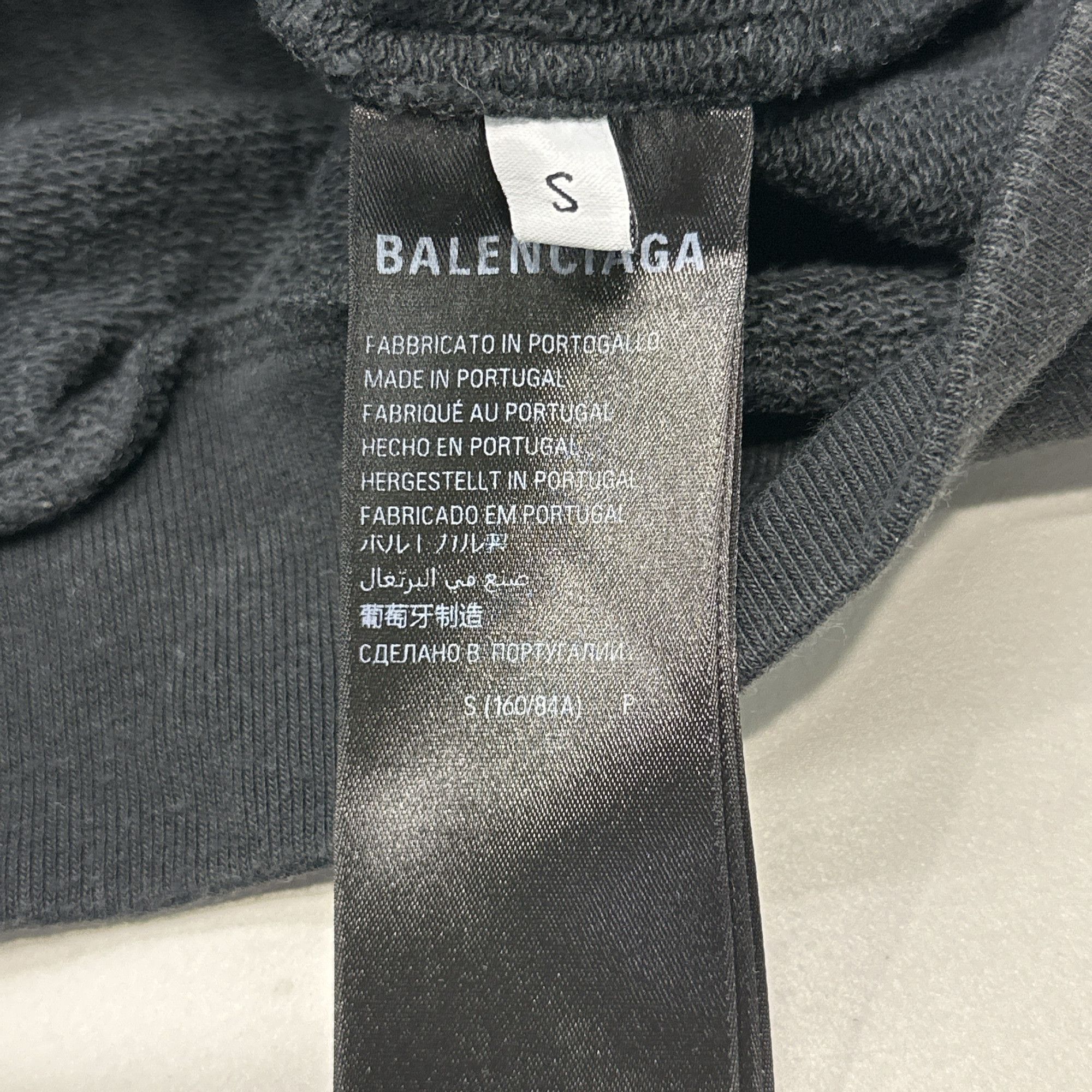 Balenciaga Balenciaga Solid Label Zip-Up Hoodie Size S Size US S / EU 44-46 / 1 - 4 Thumbnail