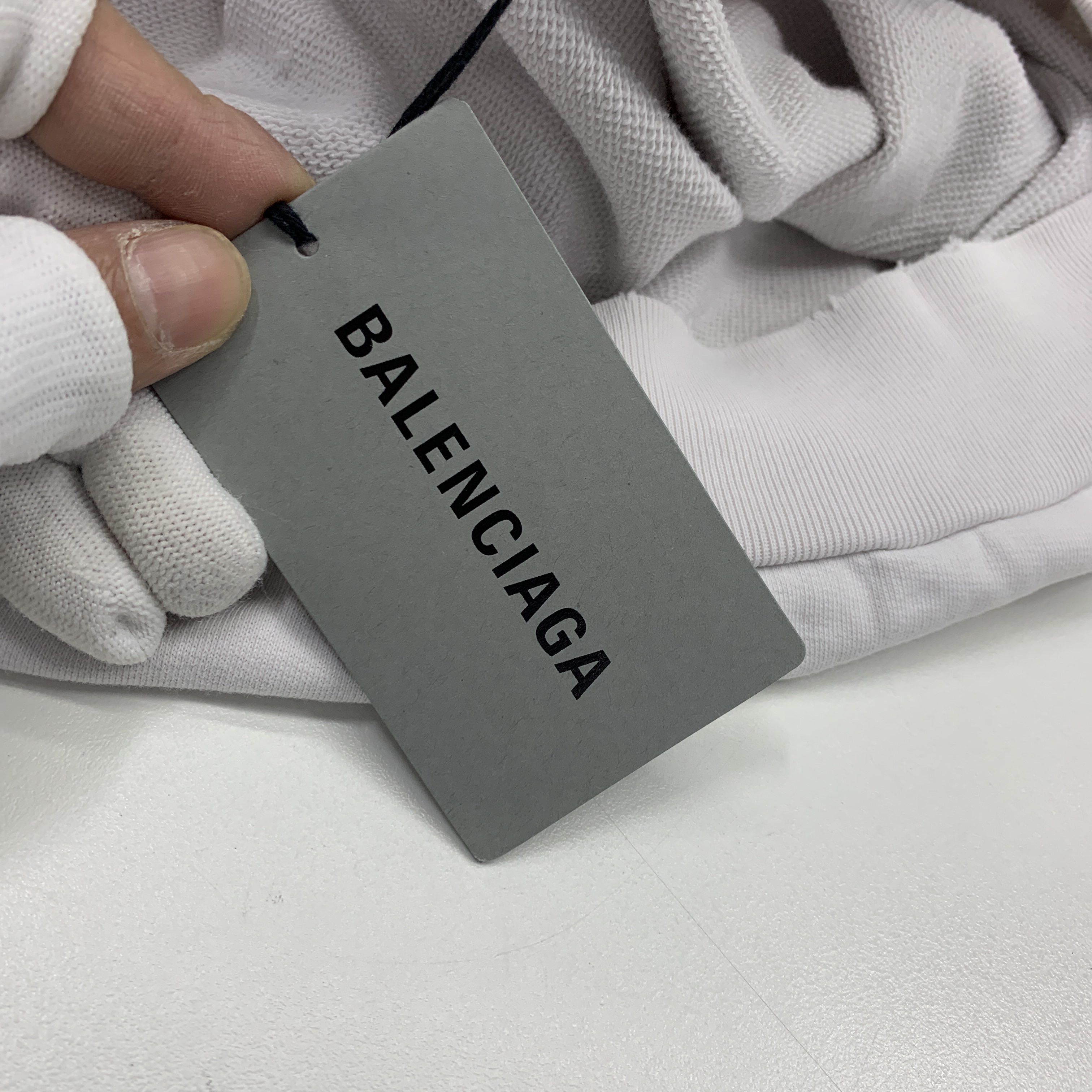 Balenciaga Balenciaga SS24 Distressed Logo Hoodie S Size US S / EU 44-46 / 1 - 6 Thumbnail