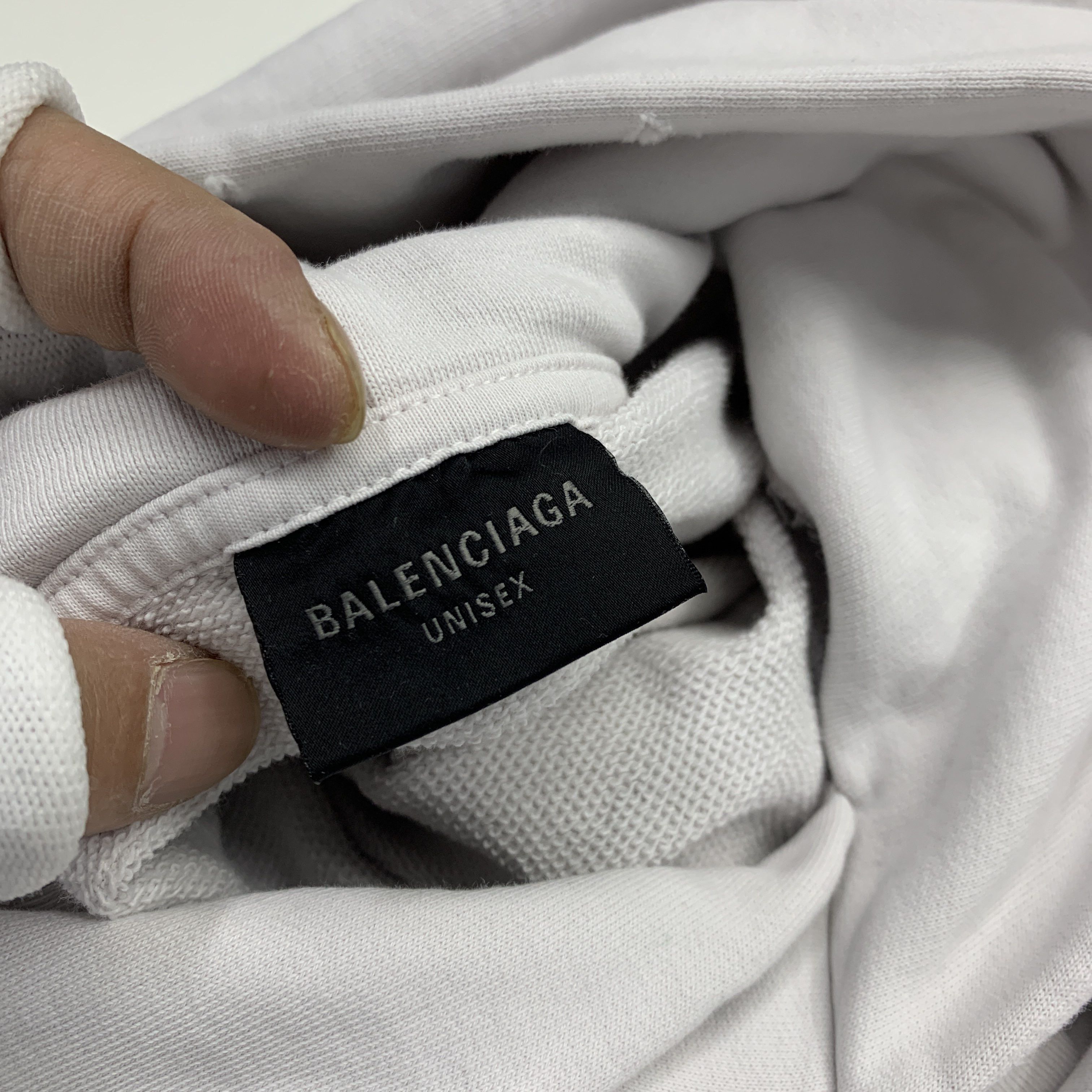 Balenciaga Balenciaga SS24 Distressed Logo Hoodie S Size US S / EU 44-46 / 1 - 4 Thumbnail