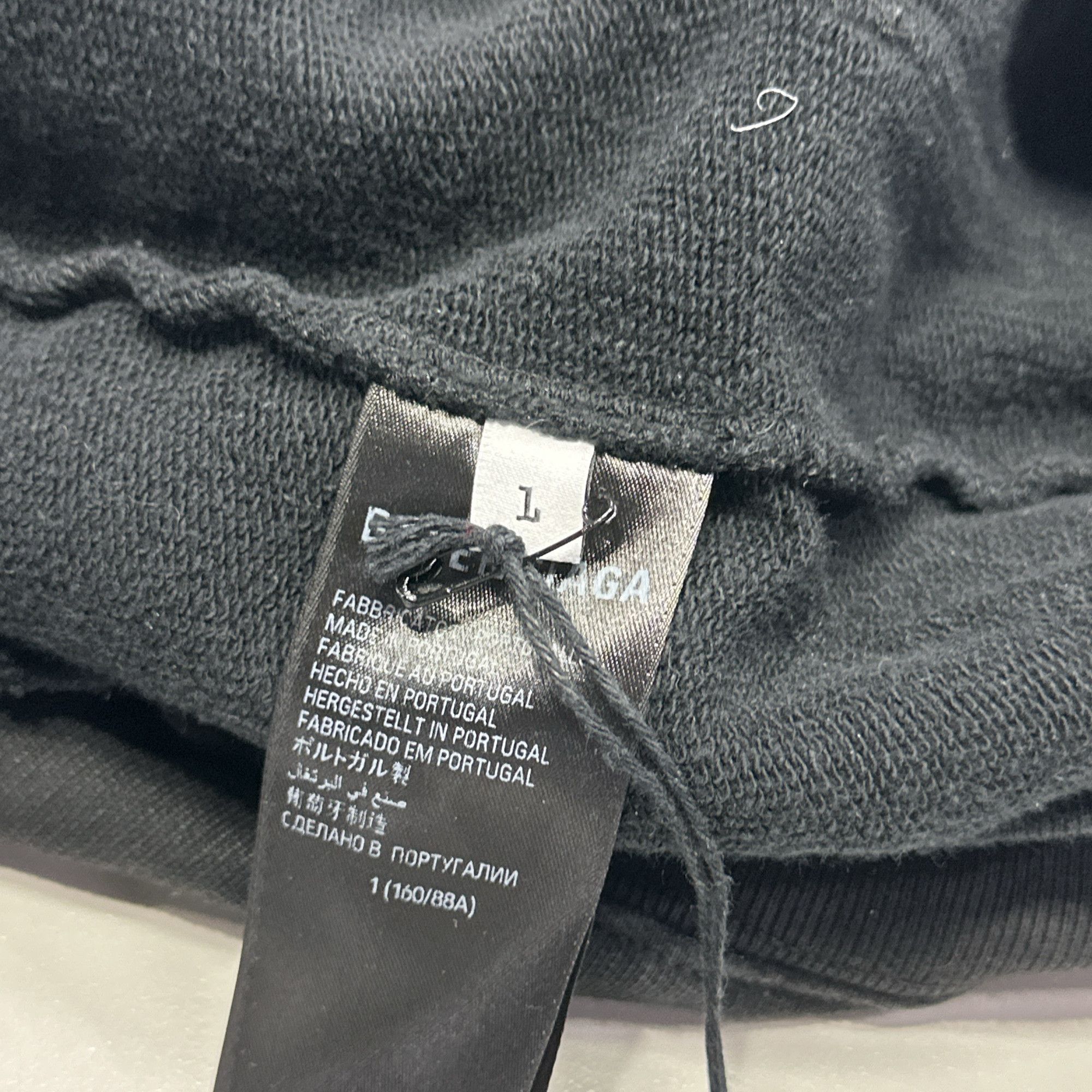Balenciaga Balenciaga Distressed Arc Logo Hoodie Size 1 Size US S / EU 44-46 / 1 - 5 Thumbnail
