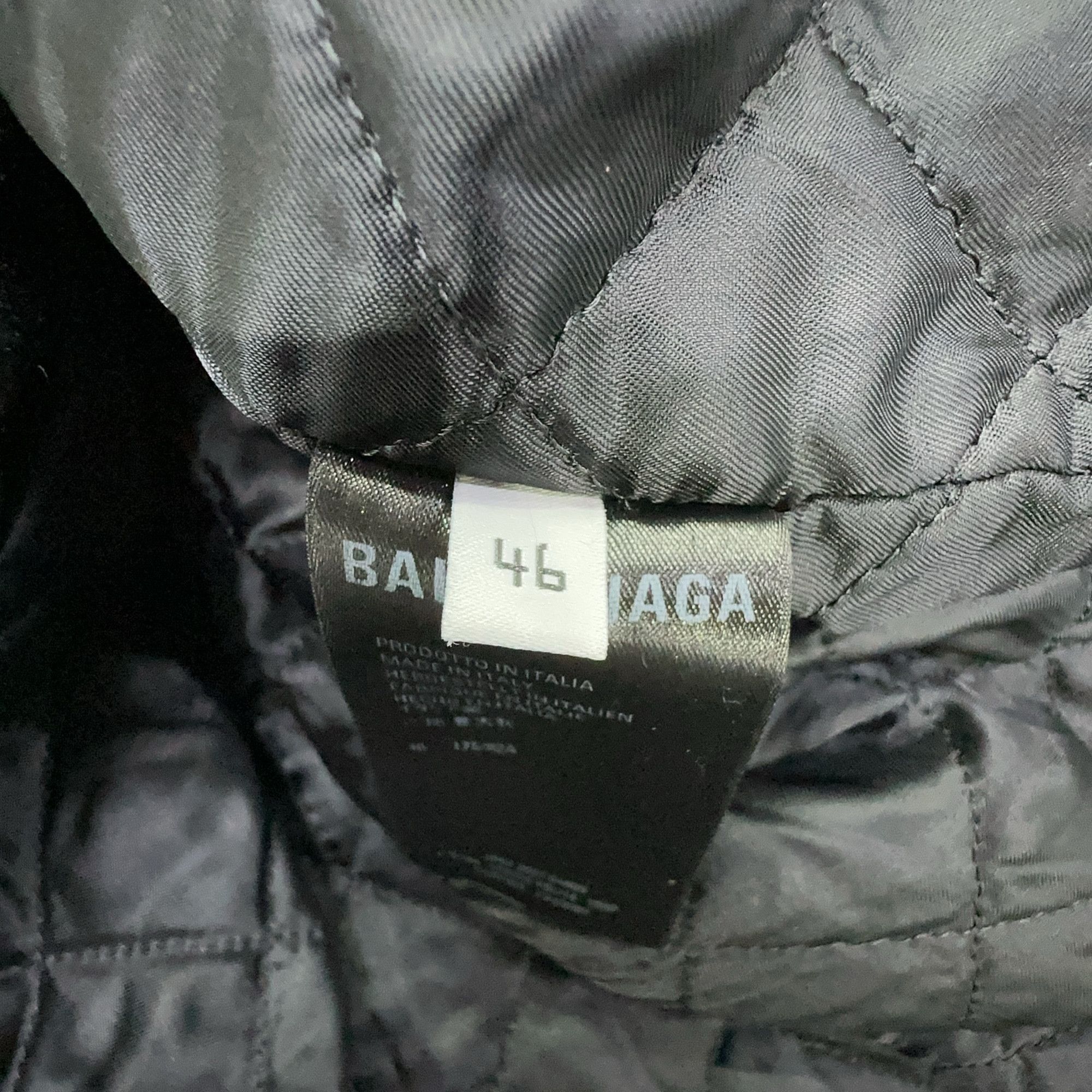 Balenciaga Balenciaga Logo Print Wool Zip-up Jacket Size 46 Size US S / EU 44-46 / 1 - 4 Thumbnail