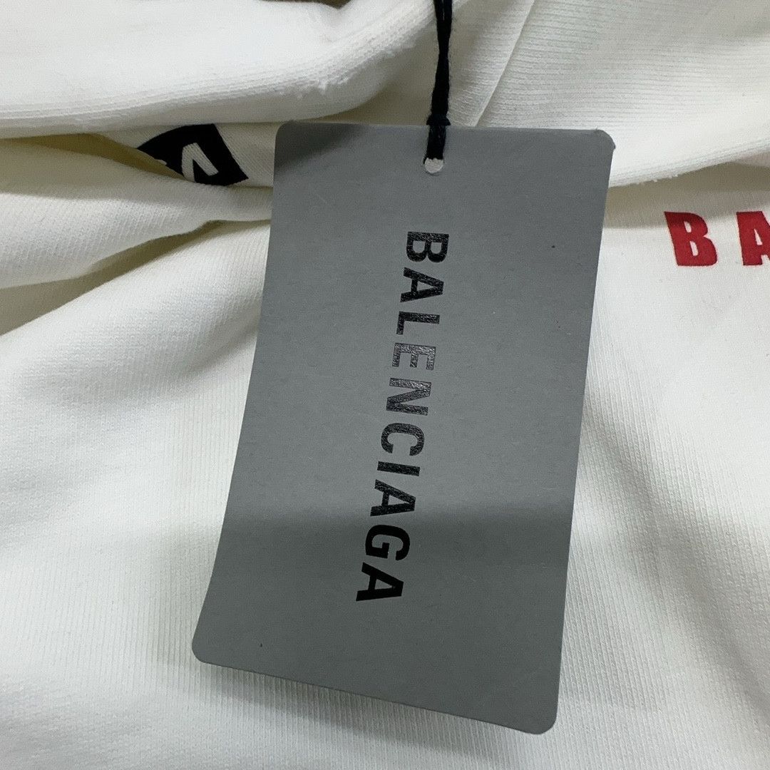 Balenciaga Balenciaga FW23 Multi Logo Hoodie Size 1 Size US S / EU 44-46 / 1 - 7 Thumbnail
