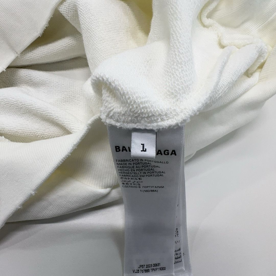 Balenciaga Balenciaga FW23 Multi Logo Hoodie Size 1 Size US S / EU 44-46 / 1 - 4 Thumbnail