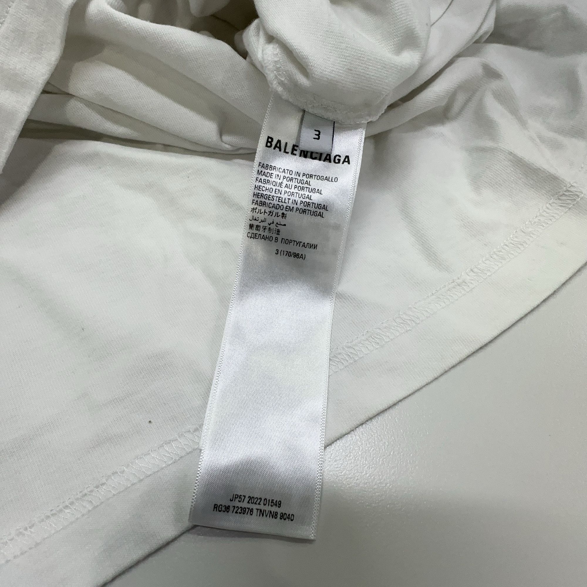 Balenciaga Balenciaga x Adidas Logo Print T-Shirt Size 3 Size US L / EU 52-54 / 3 - 4 Thumbnail