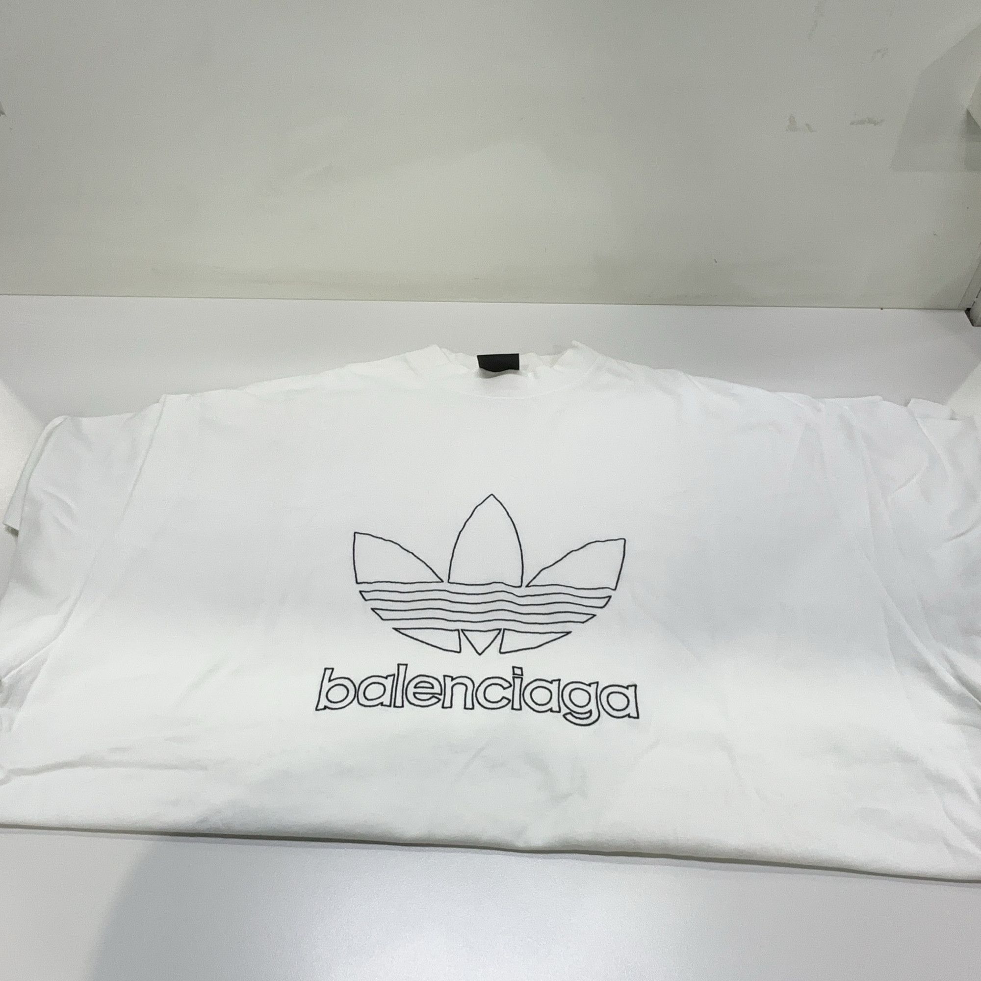Balenciaga Balenciaga x Adidas Logo Print T-Shirt Size 3 Size US L / EU 52-54 / 3 - 7 Thumbnail