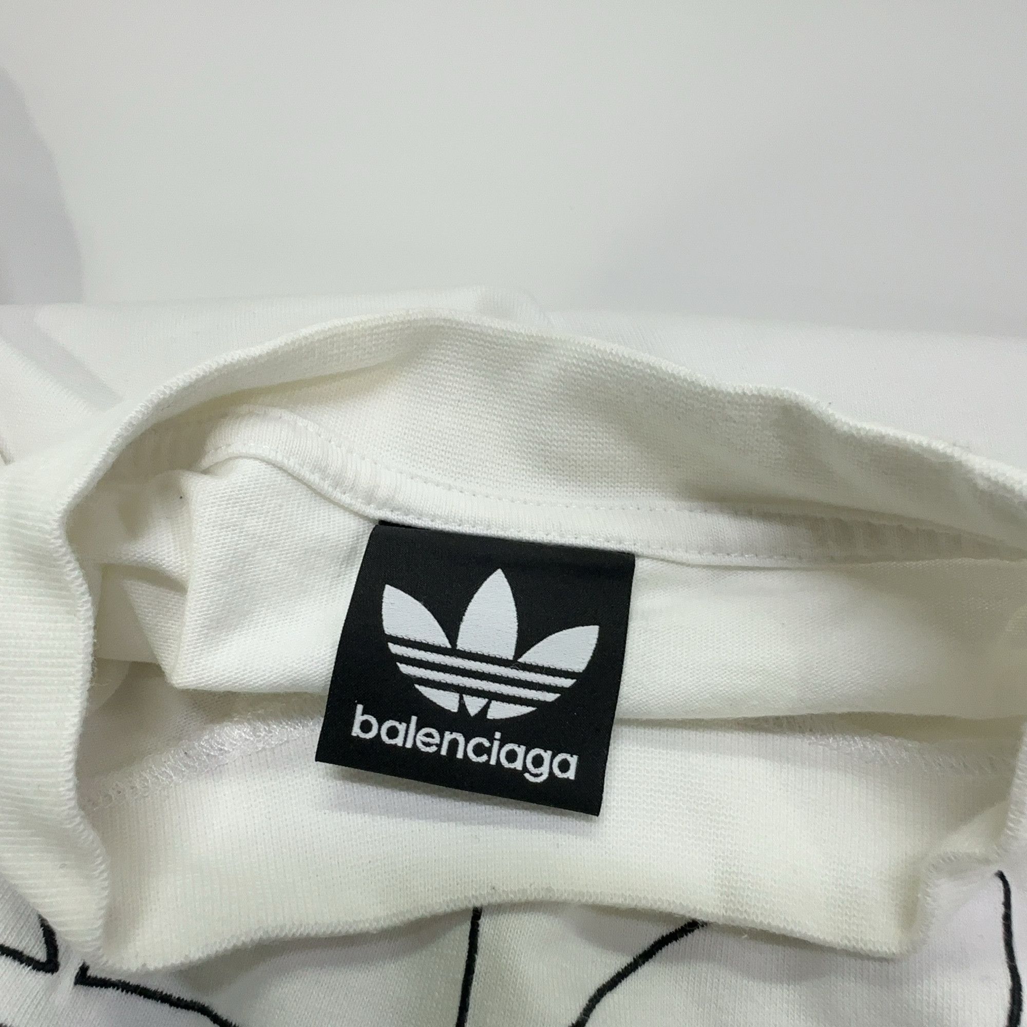 Balenciaga Balenciaga x Adidas Logo Print T-Shirt Size 3 Size US L / EU 52-54 / 3 - 5 Thumbnail
