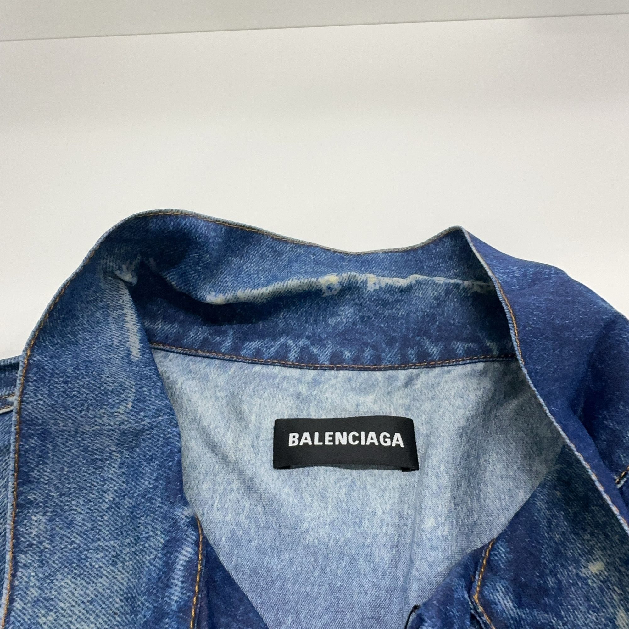Balenciaga Balenciaga Washed Pocket Denim Jacket S Size US S / EU 44-46 / 1 - 8 Thumbnail