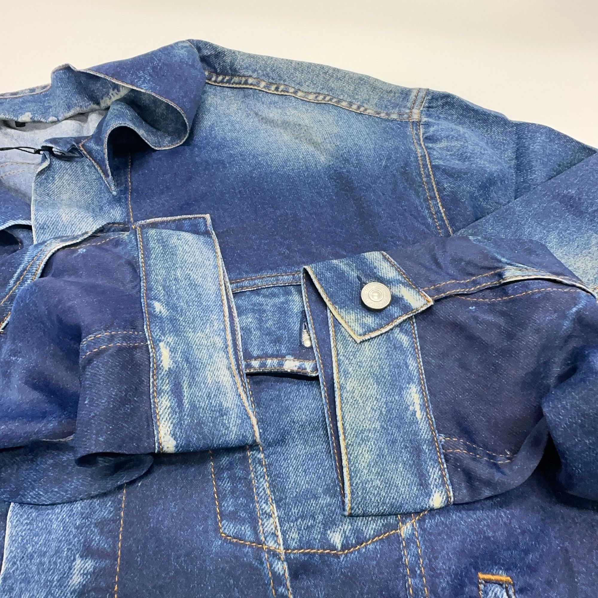 Balenciaga Balenciaga Washed Pocket Denim Jacket S Size US S / EU 44-46 / 1 - 7 Thumbnail
