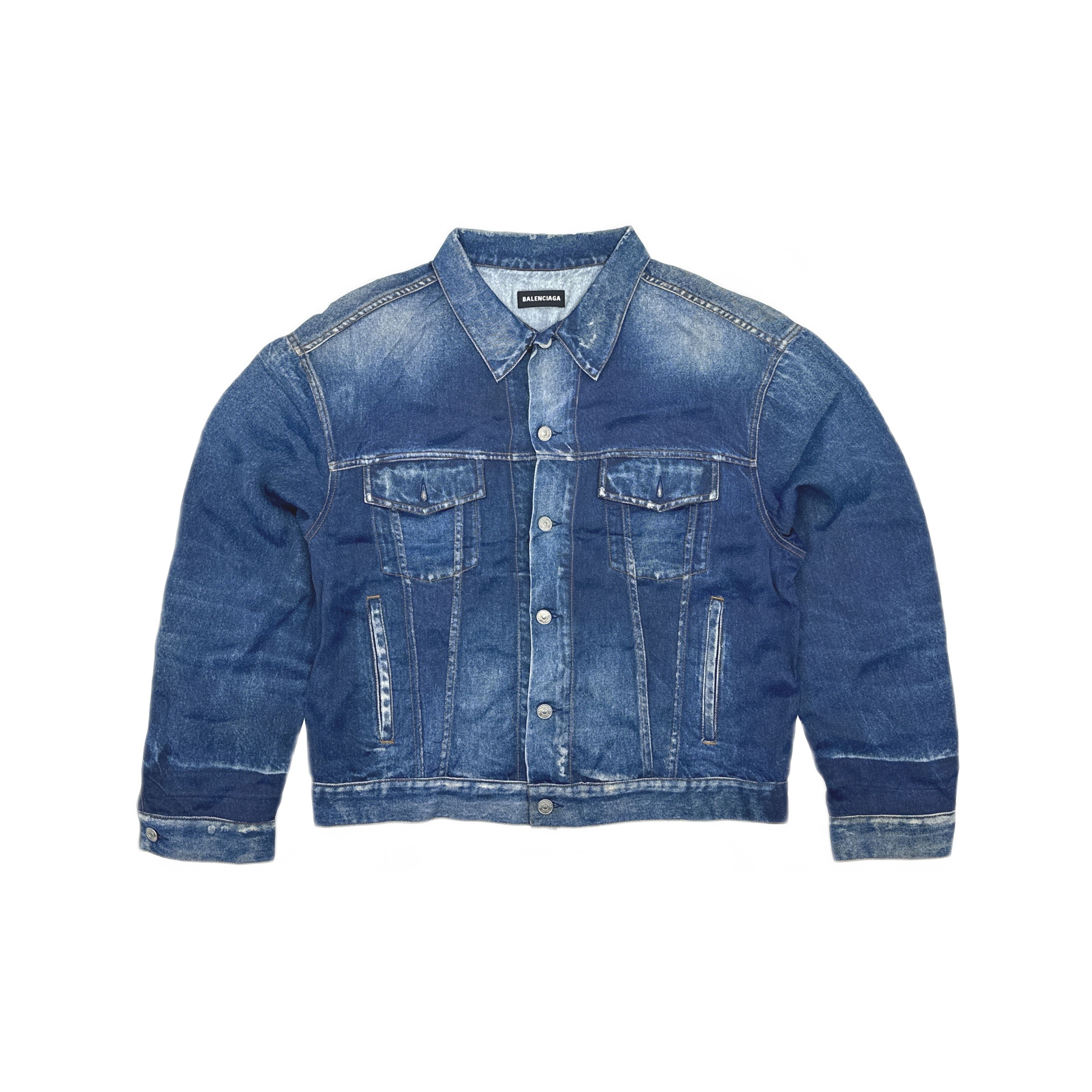 Balenciaga Balenciaga Washed Pocket Denim Jacket S Size US S / EU 44-46 / 1 - 2 Thumbnail