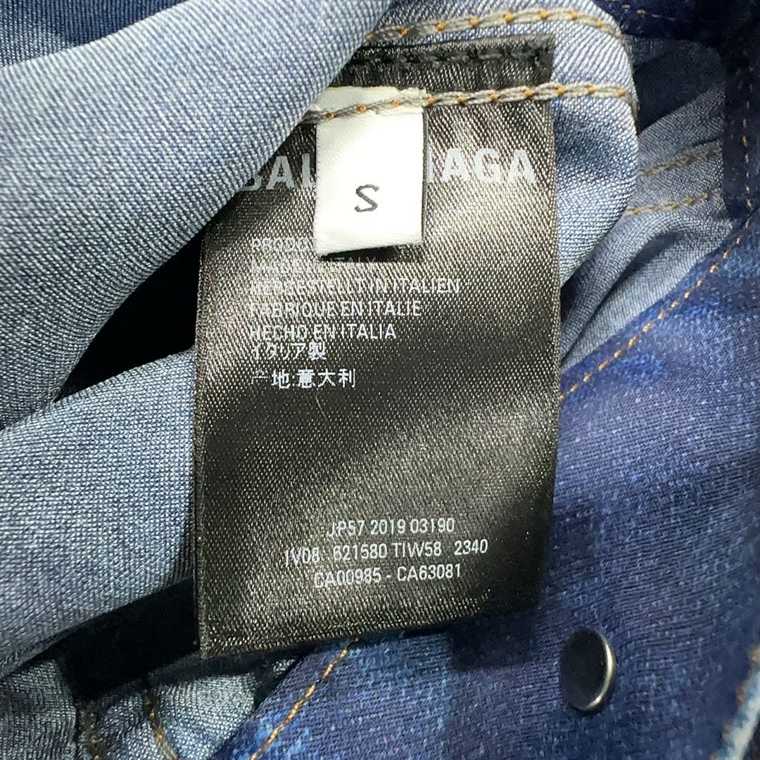 Balenciaga Balenciaga Washed Pocket Denim Jacket S Size US S / EU 44-46 / 1 - 4 Thumbnail