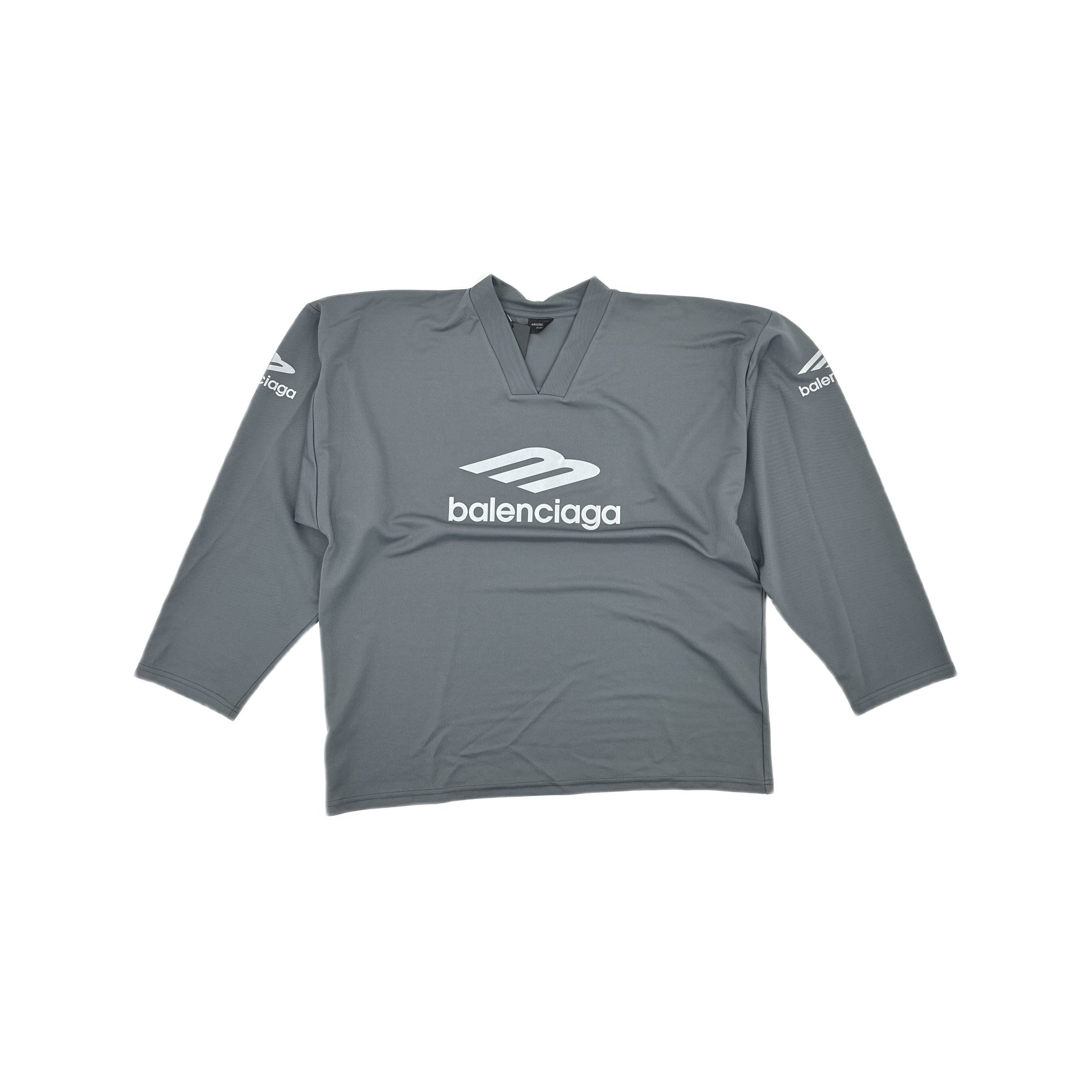 Balenciaga Balenciaga Skiwear Logo Print V-Neck Jersey S Size US S / EU 44-46 / 1 - 2 Thumbnail