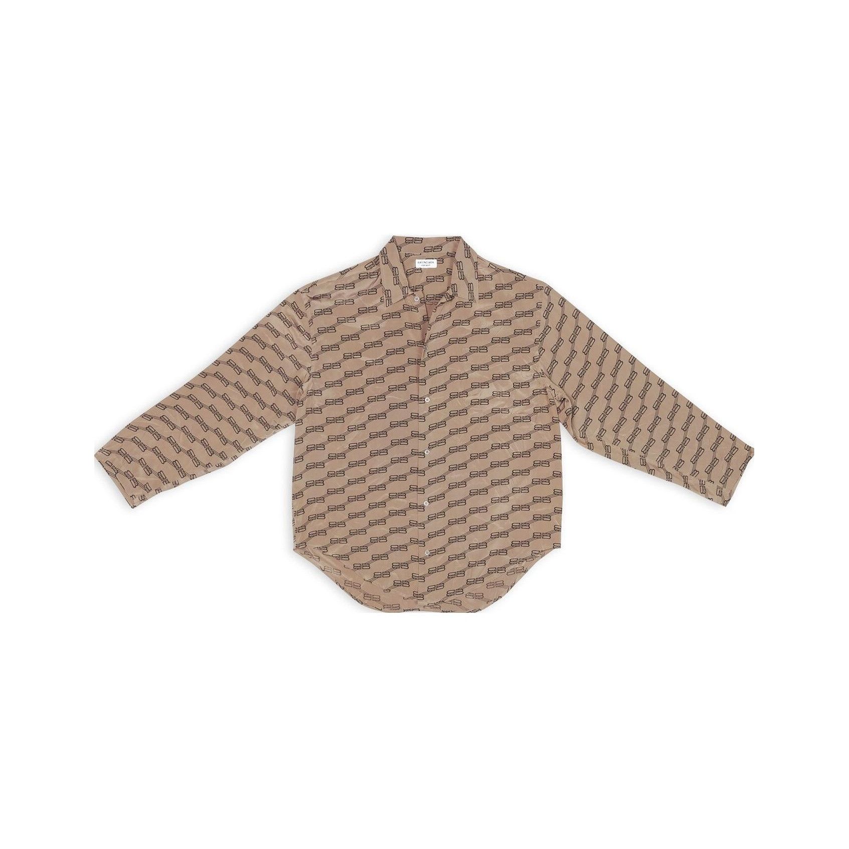 Balenciaga Balenciaga Geometric Monogram Silk Shirt 36 Size XS / US 0-2 / IT 36-38 - 2 Thumbnail