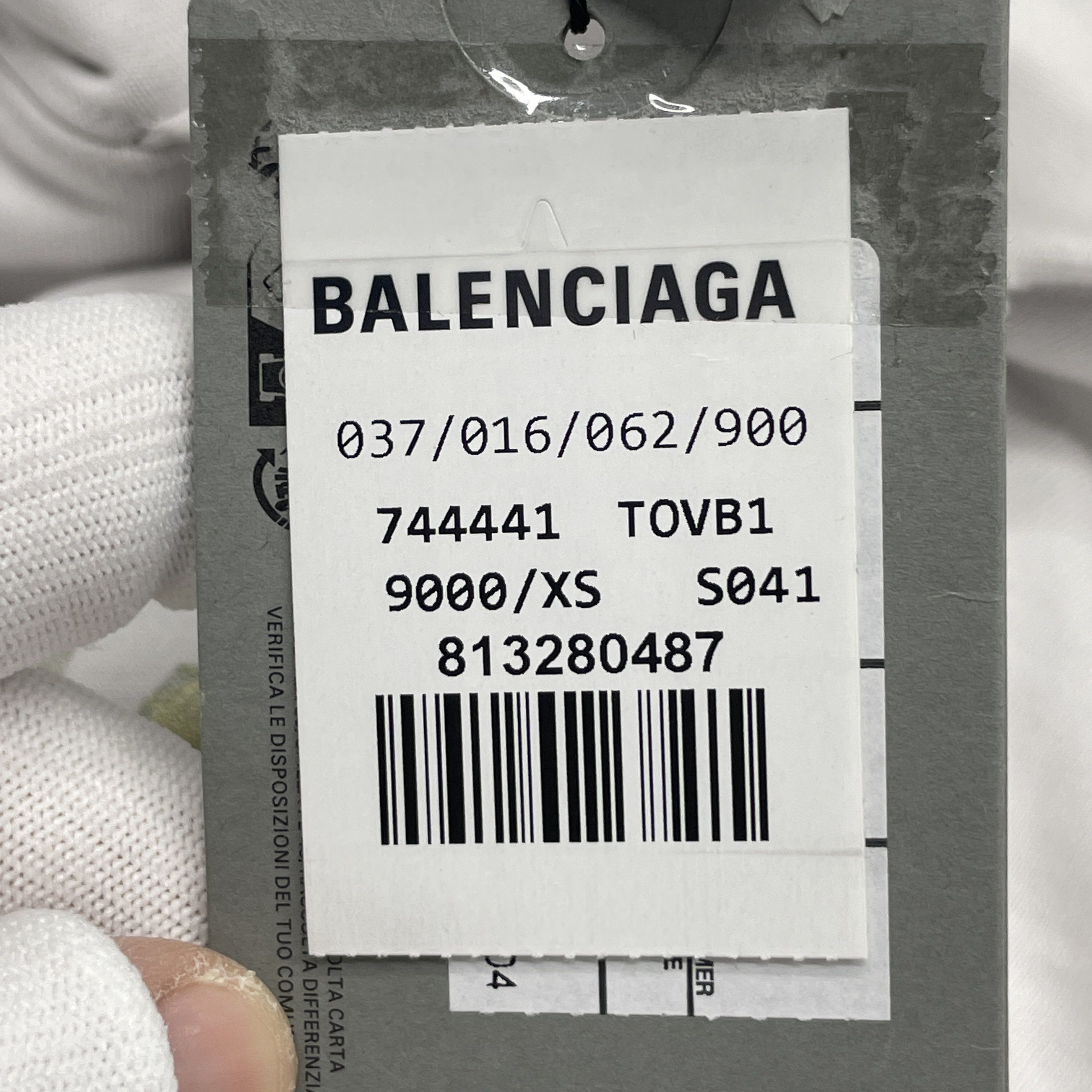 Balenciaga Balenciaga SS24 Distressed Logo Hoodie XS Size US XS / EU 42 / 0 - 6 Thumbnail