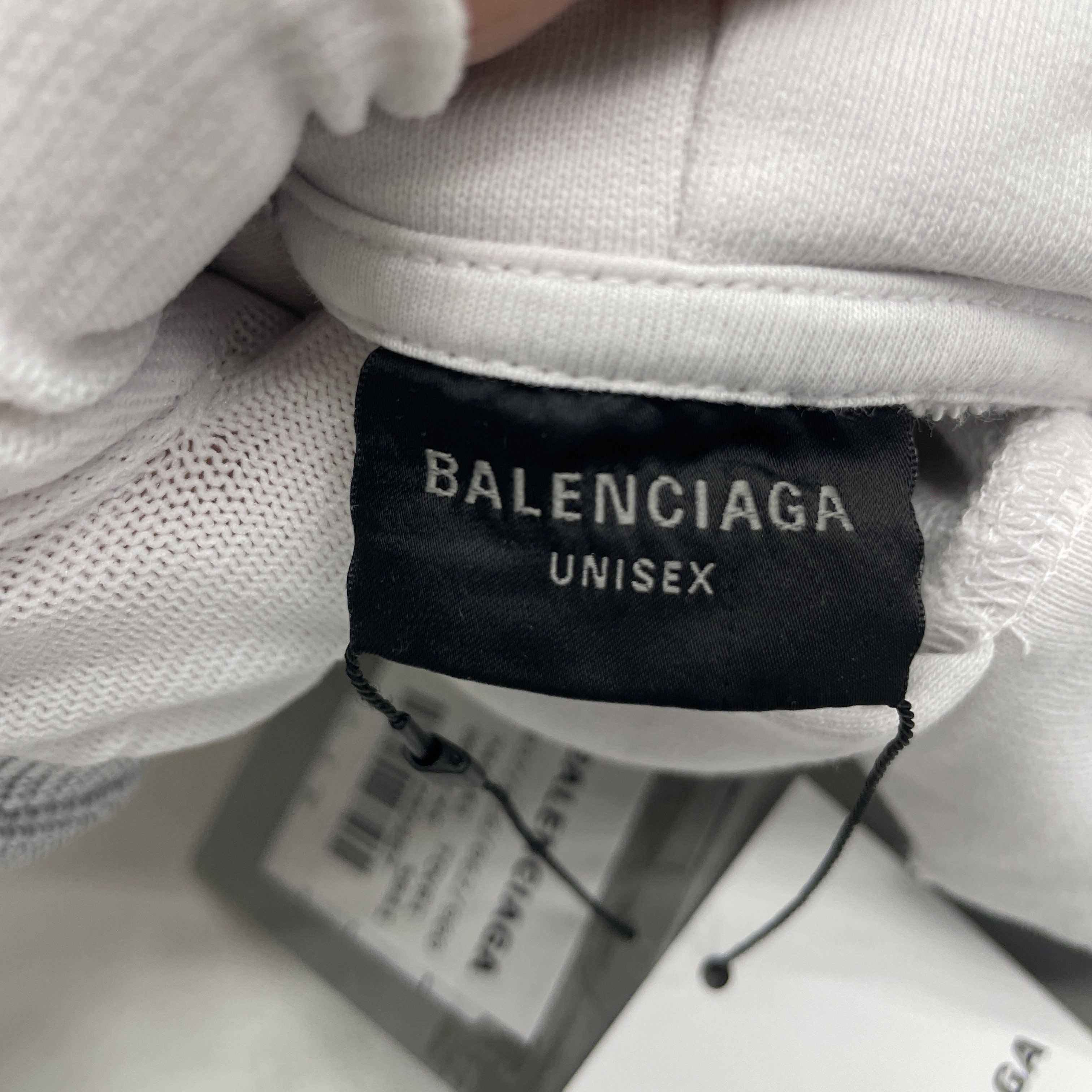 Balenciaga Balenciaga SS24 Distressed Logo Hoodie XS Size US XS / EU 42 / 0 - 4 Thumbnail