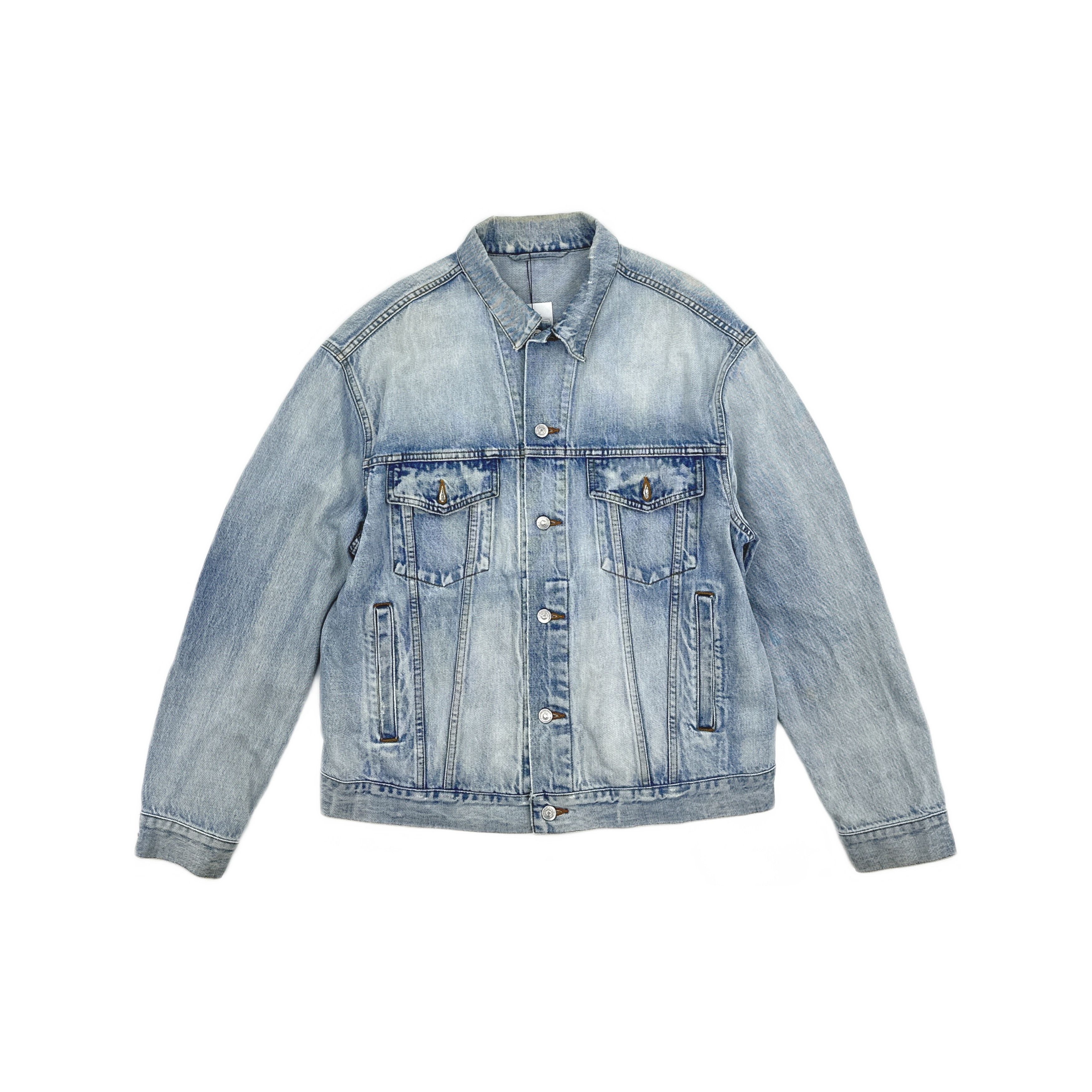 Balenciaga Balenciaga Logo Back Denim Jacket 44 Size US S / EU 44-46 / 1 - 2 Thumbnail