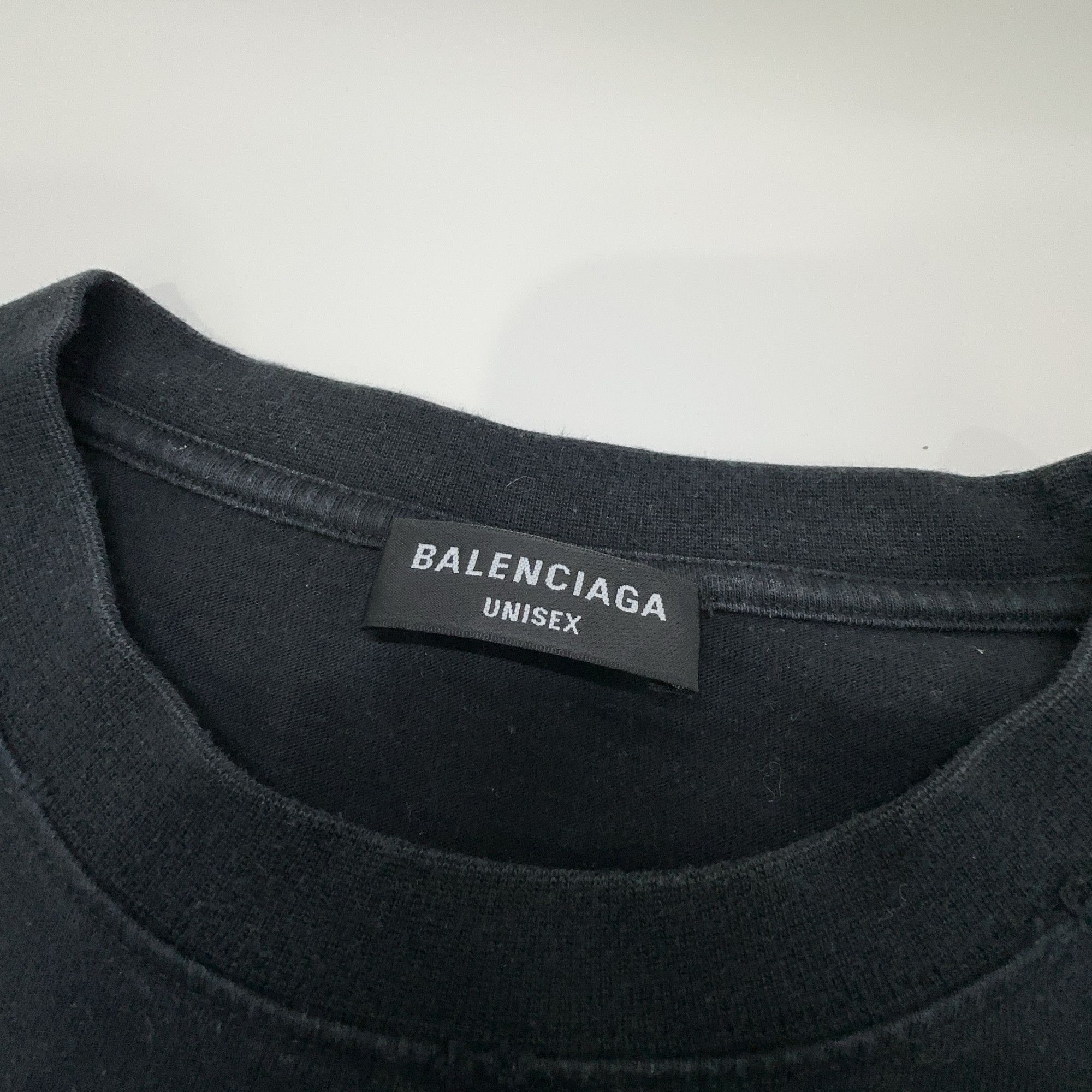 Balenciaga Balenciaga Handwriting Logo T-Shirt Size XL Size US XL / EU 56 / 4 - 5 Thumbnail