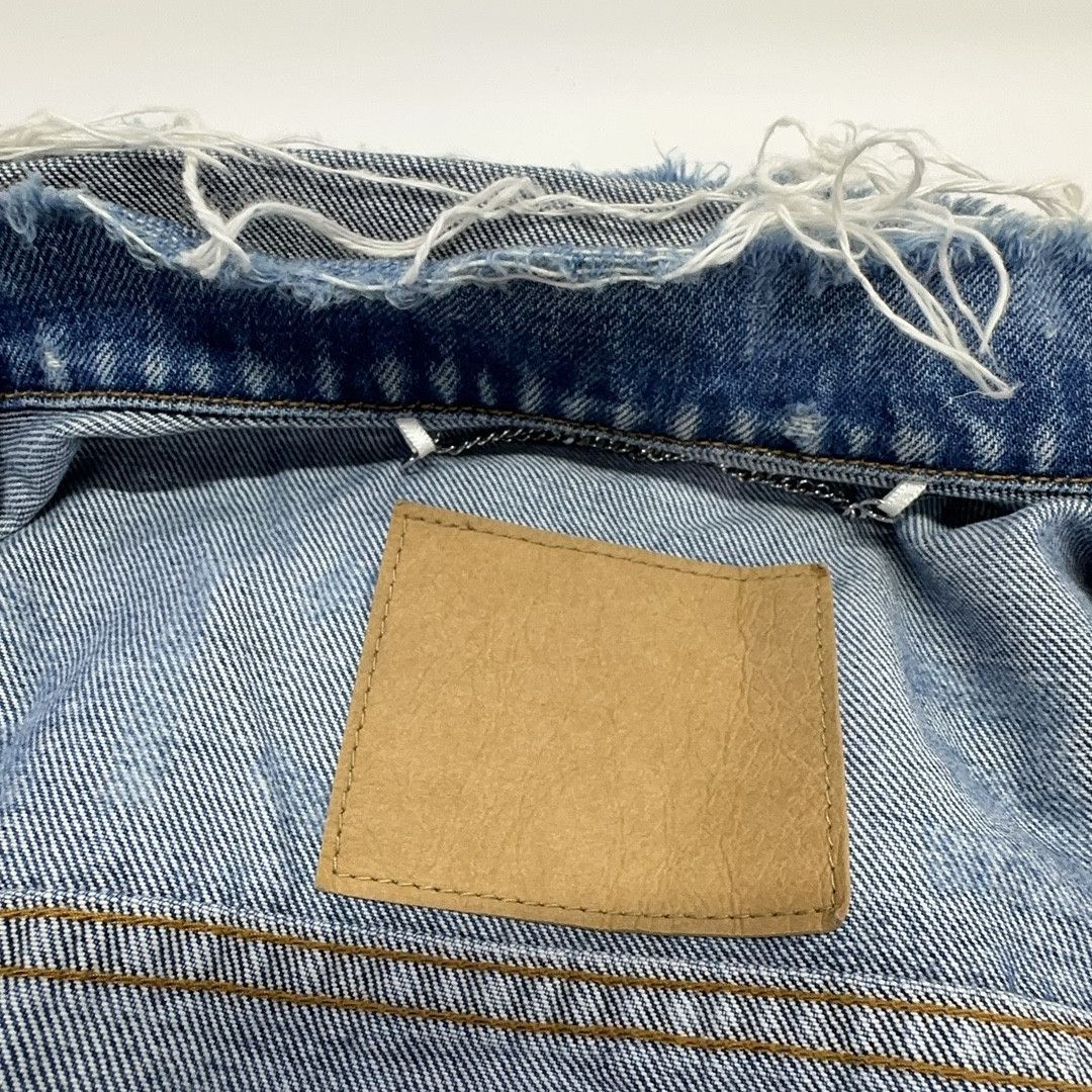 Balenciaga Balenciaga Back Logo Denim Jacket Size 34 Size XS / US 0-2 / IT 36-38 - 5 Thumbnail