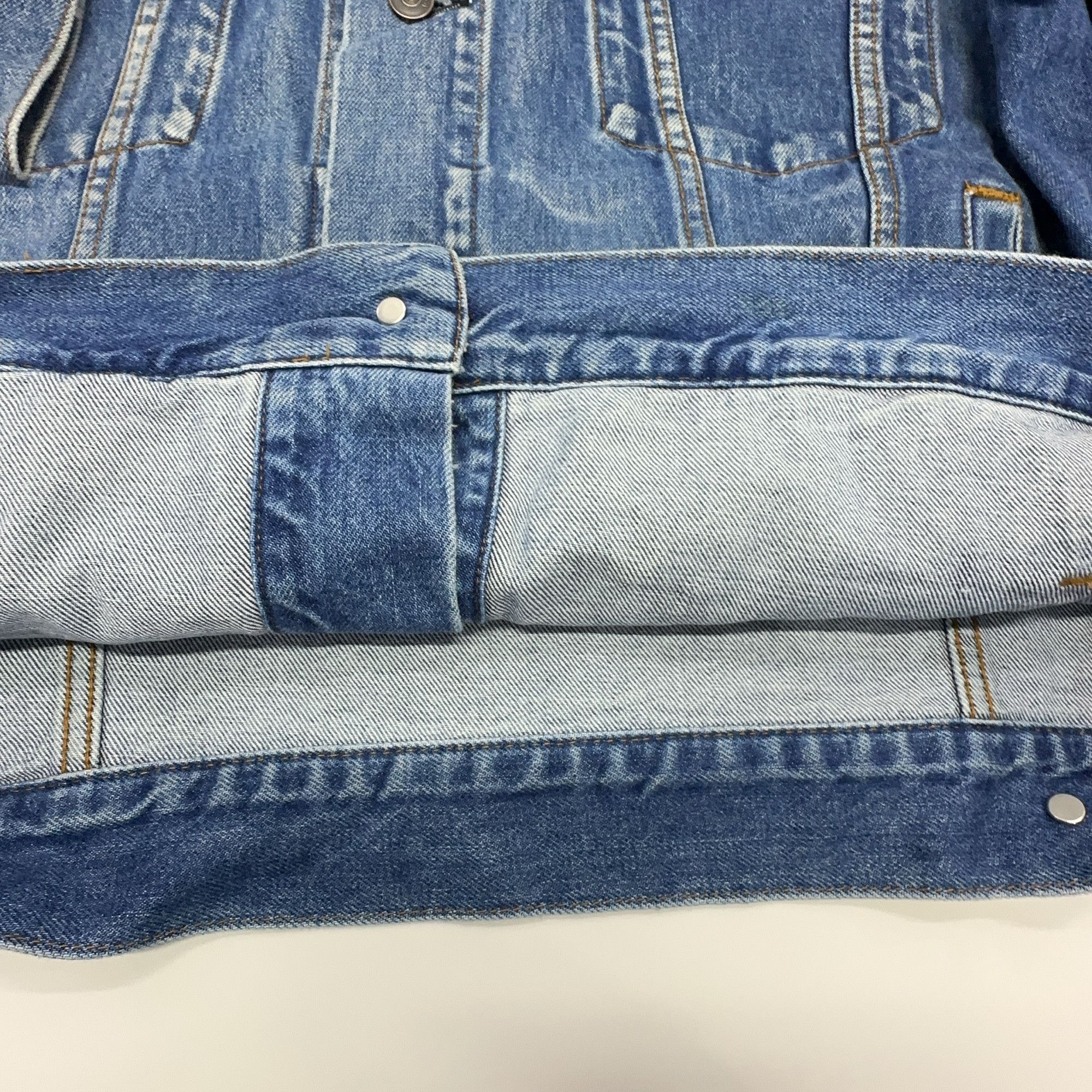 Balenciaga Balenciaga Back Logo Denim Jacket Size 34 Size XS / US 0-2 / IT 36-38 - 7 Thumbnail