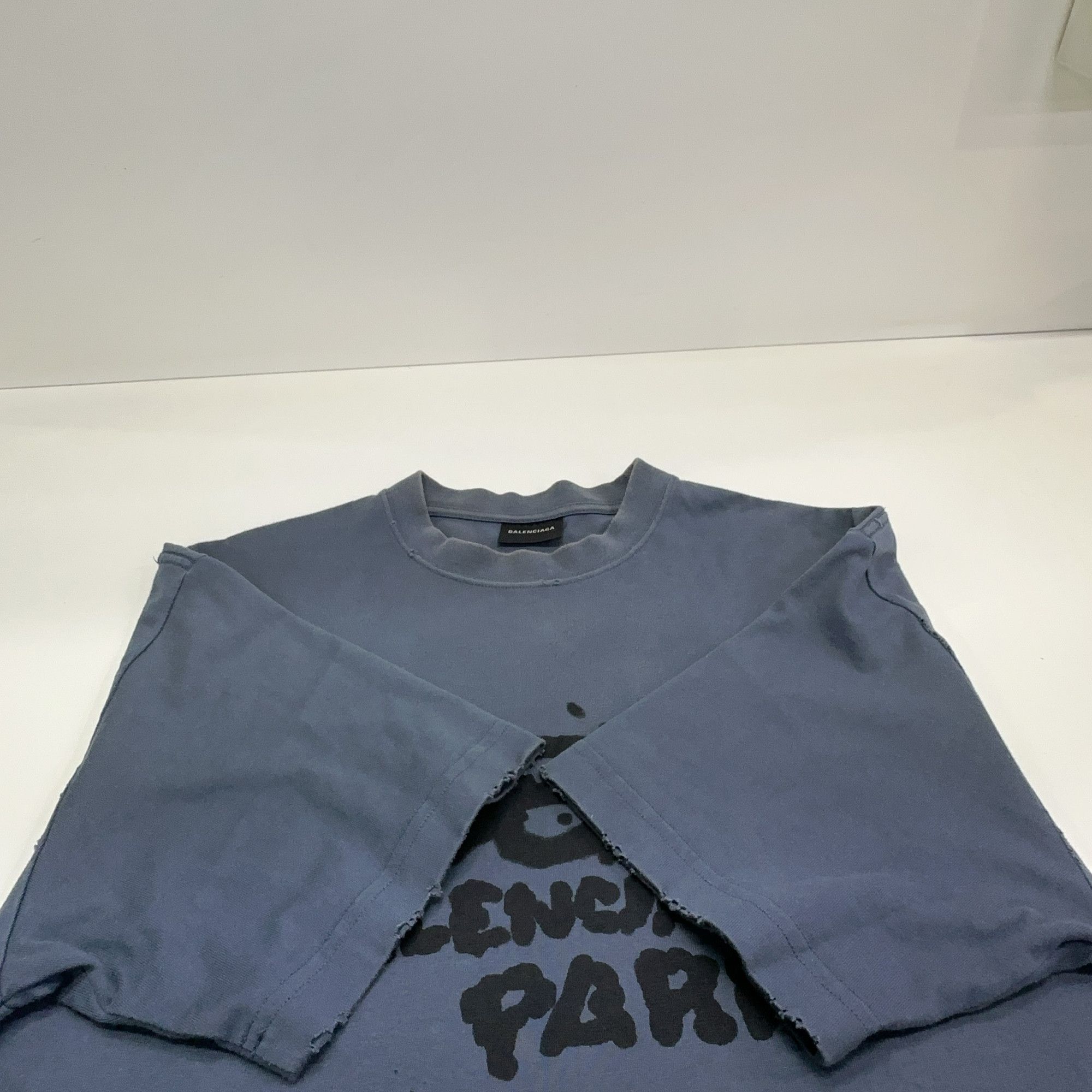Balenciaga Balenciaga Hand Drawn BB Icon T-Shirt XXS Size US XXS / EU 40 - 11 Thumbnail