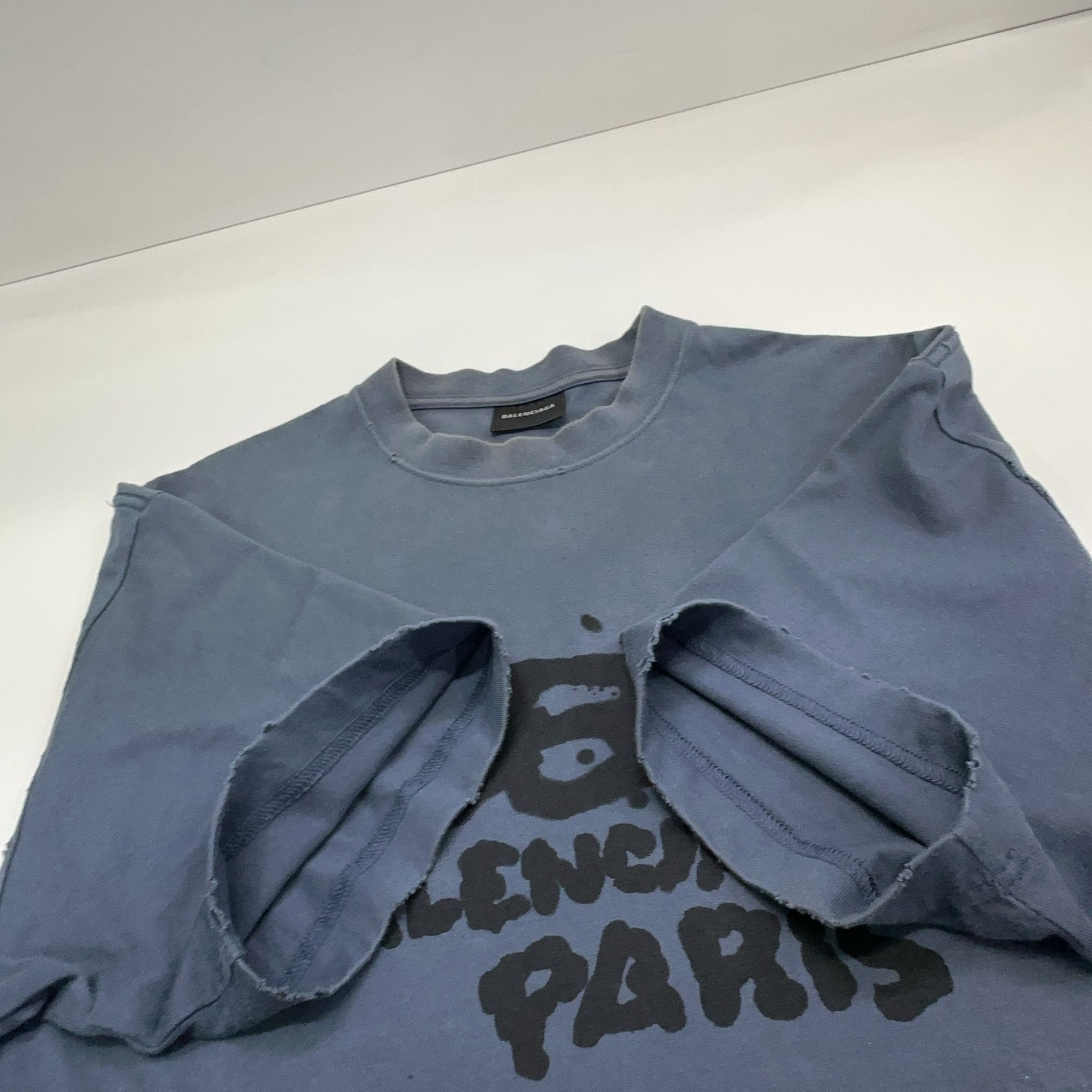 Balenciaga Balenciaga Hand Drawn BB Icon T-Shirt XXS Size US XXS / EU 40 - 12 Thumbnail