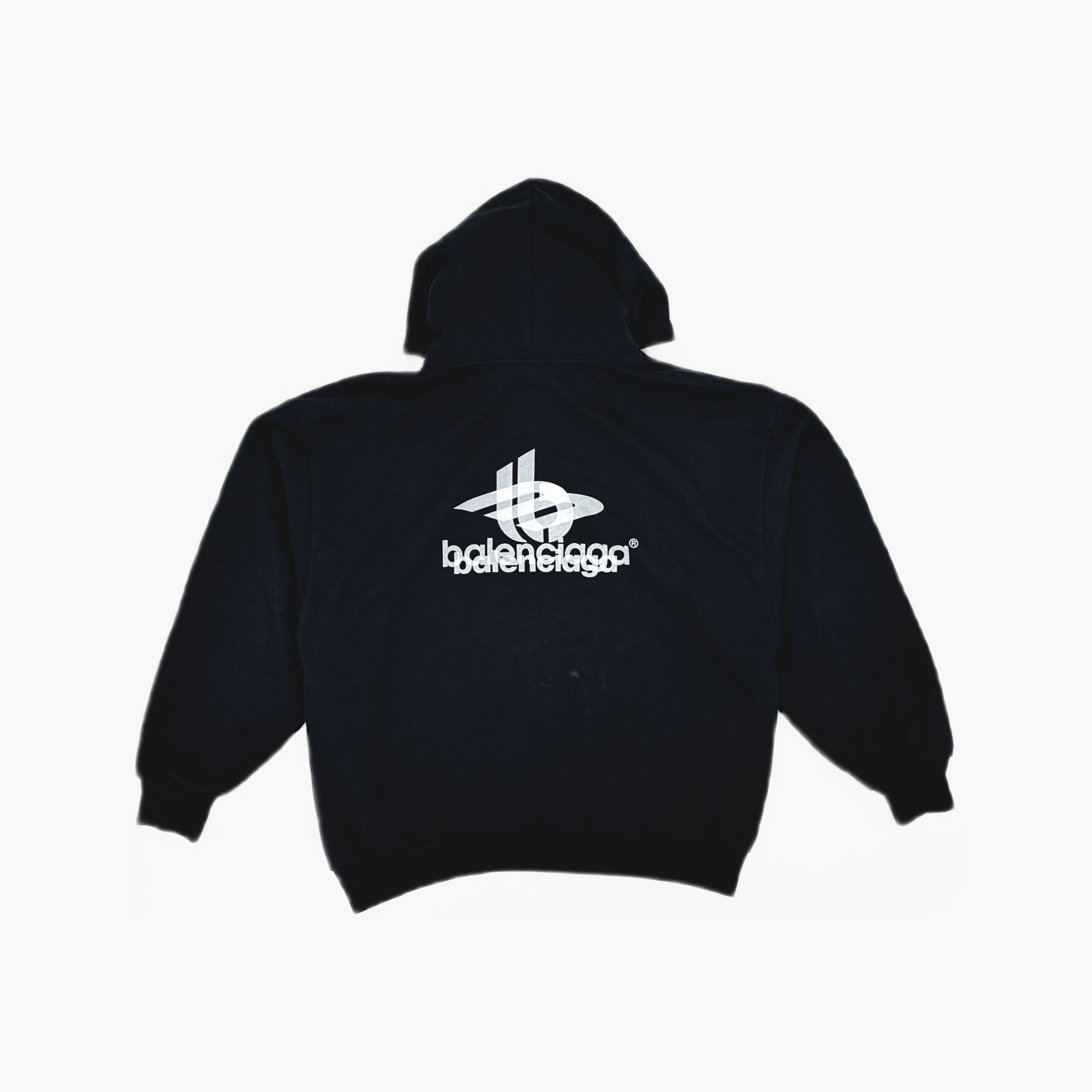 Balenciaga Balenciaga Logo Print Hoodie XS Size US XS / EU 42 / 0 - 3 Thumbnail