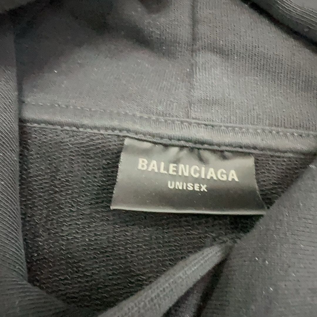Balenciaga Balenciaga Logo Print Hoodie XS Size US XS / EU 42 / 0 - 6 Thumbnail