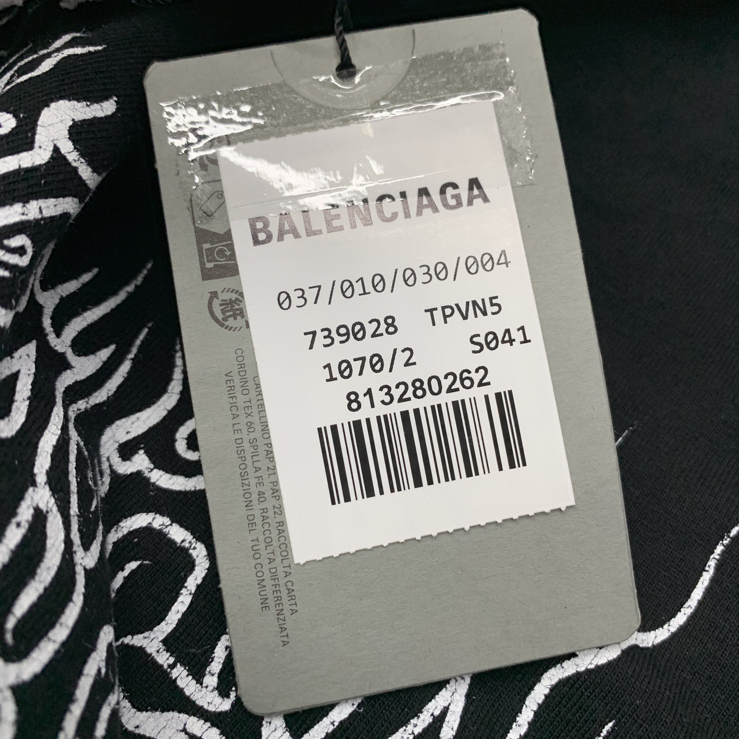 Balenciaga Balenciaga Metal Logo Graphic T-Shirt Size 2 Size US M / EU 48-50 / 2 - 5 Thumbnail
