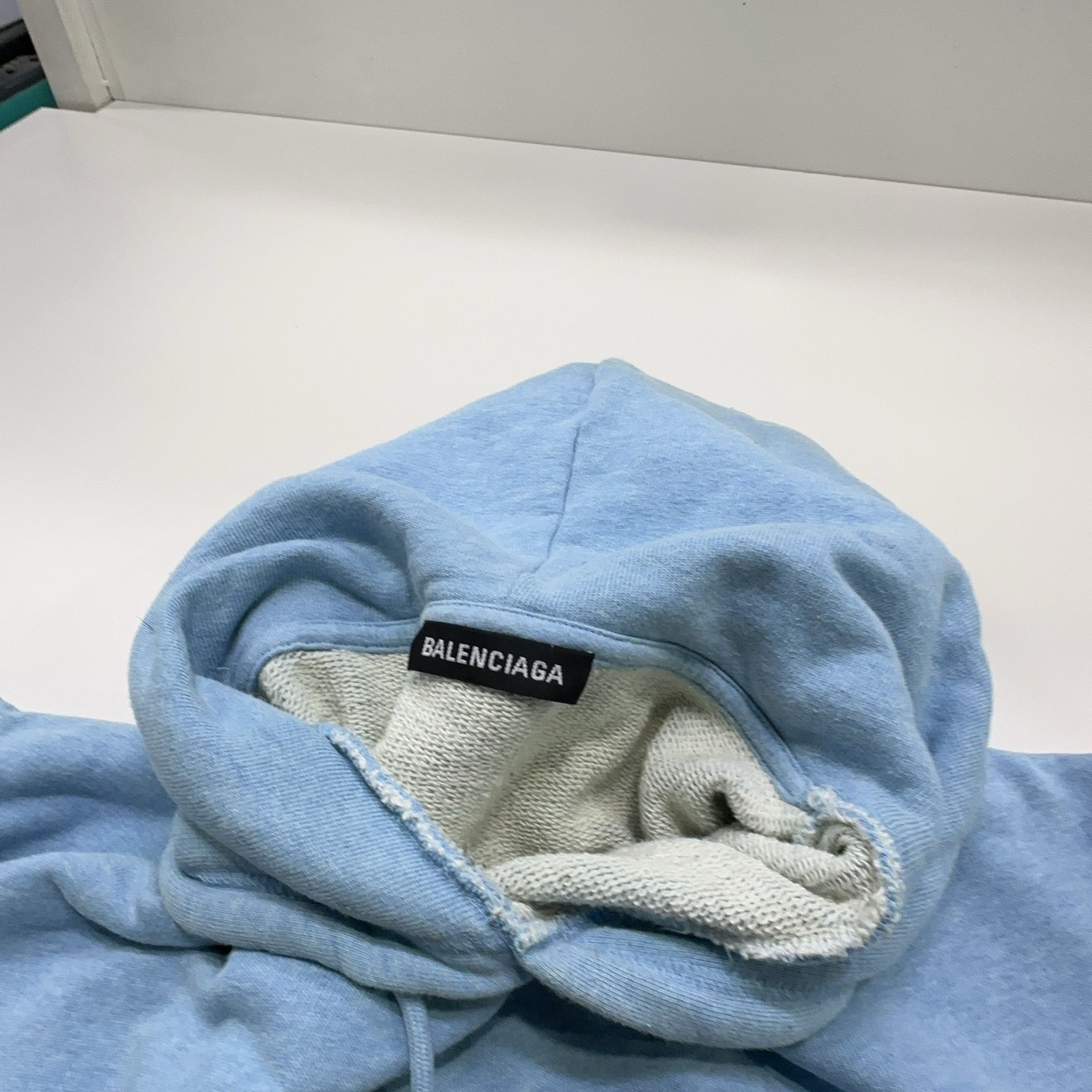 Balenciaga Balenciaga Logo Printed Hoodie Size M Size US M / EU 48-50 / 2 - 11 Thumbnail