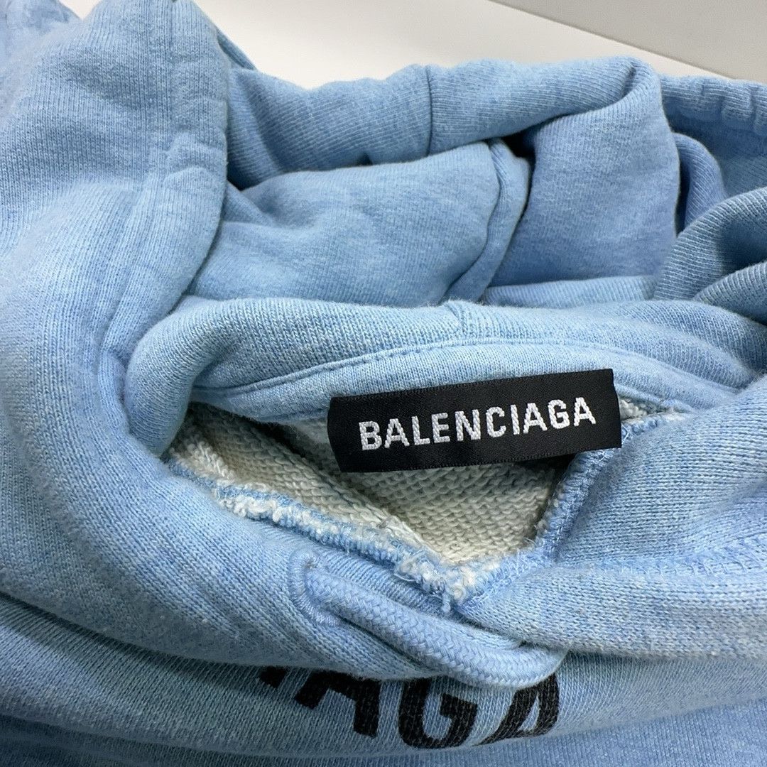 Balenciaga Balenciaga Logo Printed Hoodie Size M Size US M / EU 48-50 / 2 - 4 Thumbnail