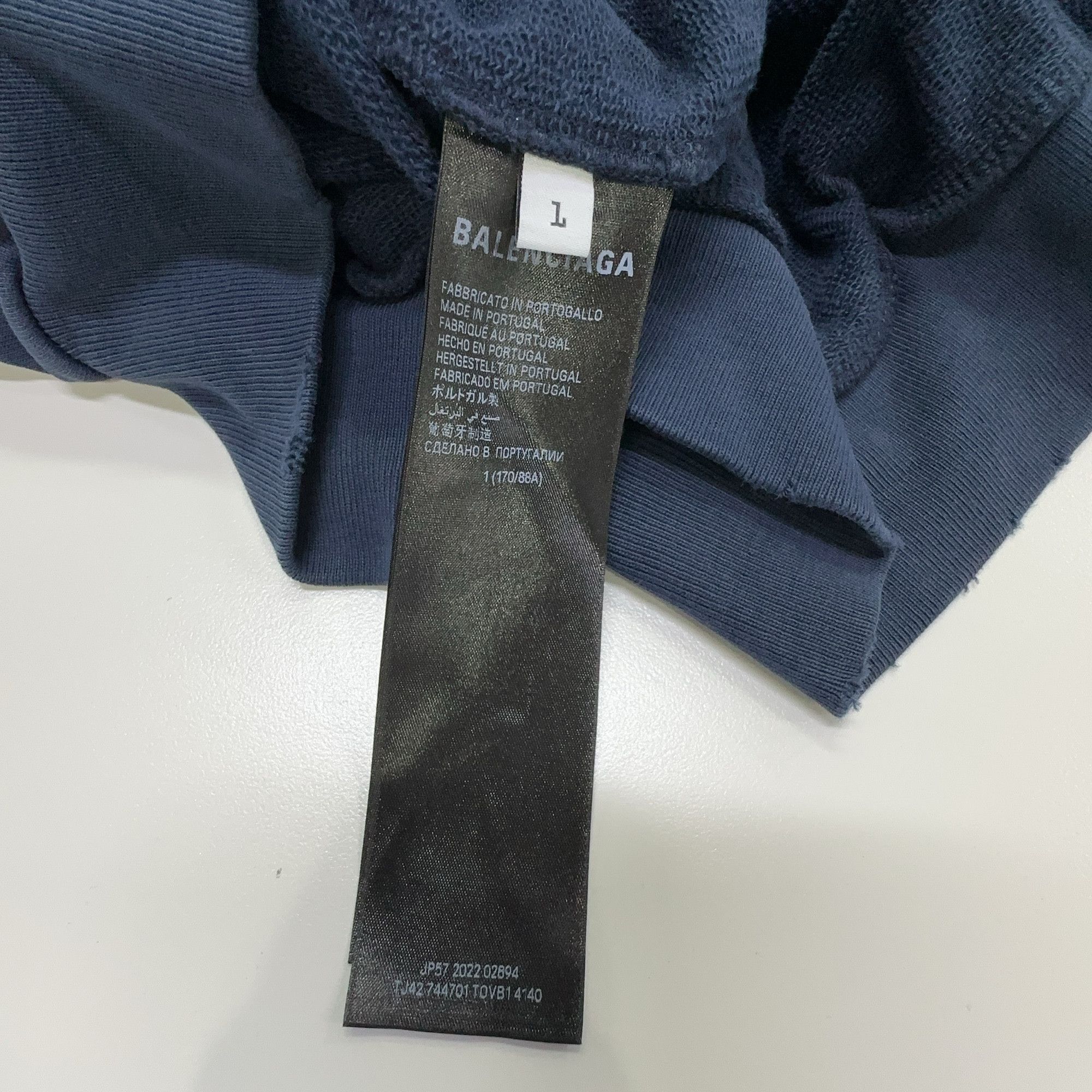 Balenciaga Balenciaga Tape Logo Sweatshirt Size 1 Size US S / EU 44-46 / 1 - 4 Thumbnail