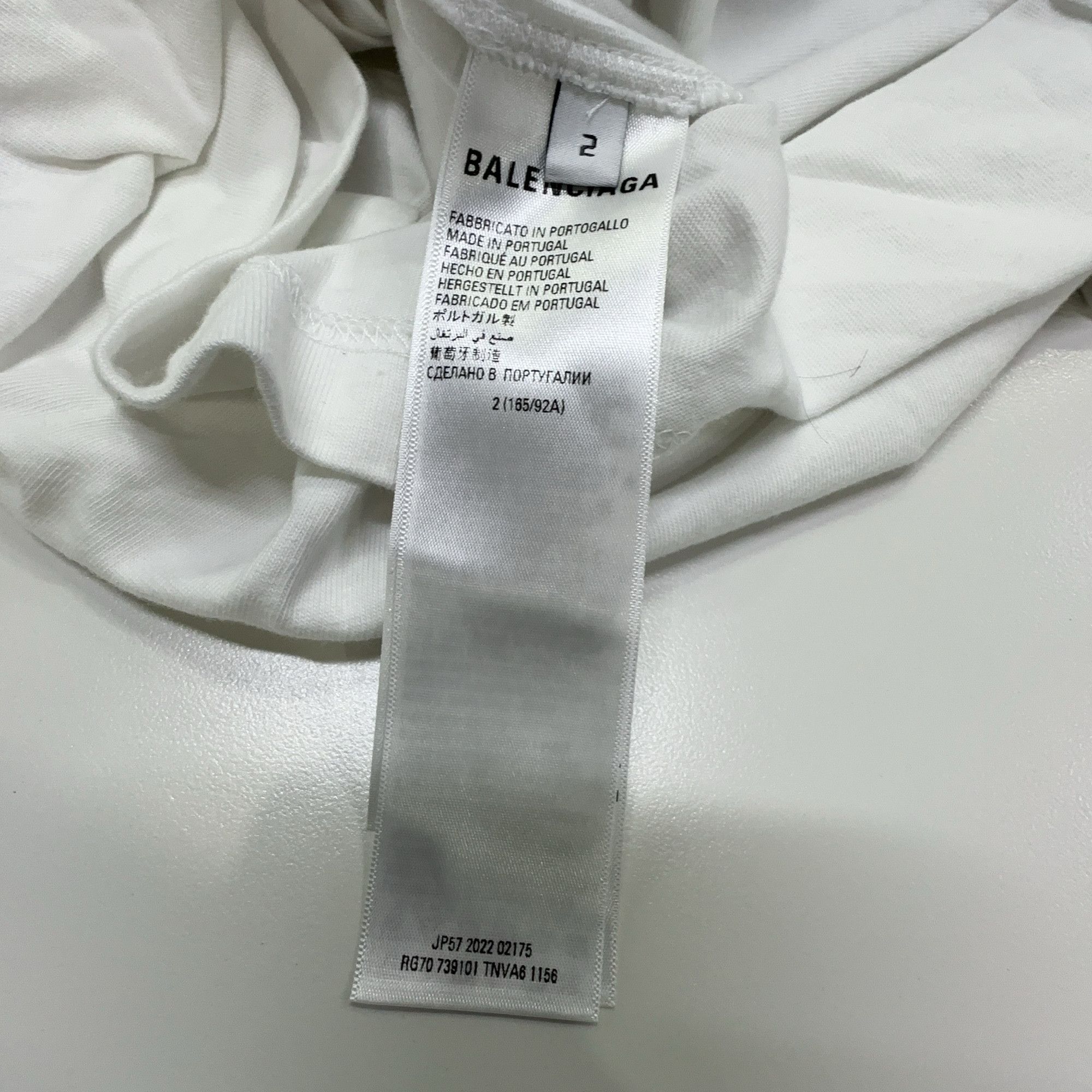 Balenciaga Balenciaga x Adidas Three Stripes T-Shirt Size 2 Size US M / EU 48-50 / 2 - 4 Thumbnail