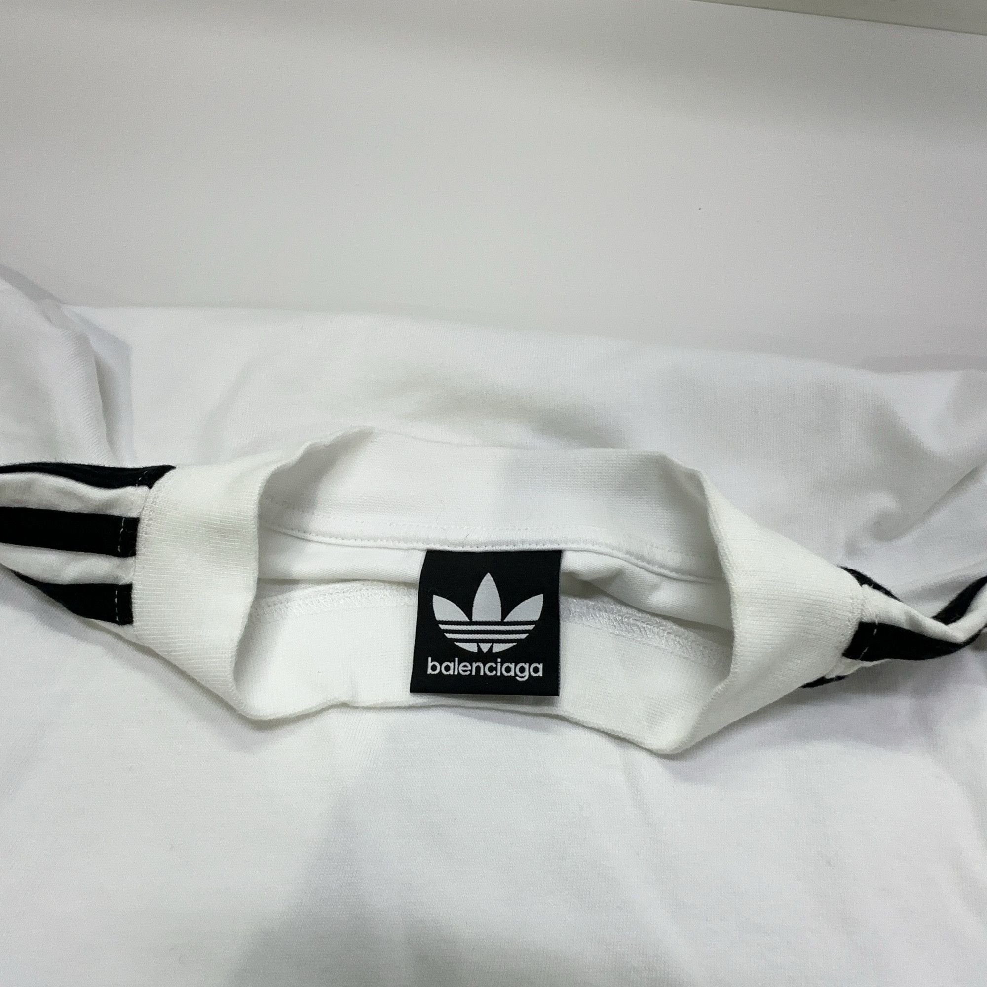 Balenciaga Balenciaga x Adidas Three Stripes T-Shirt Size 2 Size US M / EU 48-50 / 2 - 6 Thumbnail