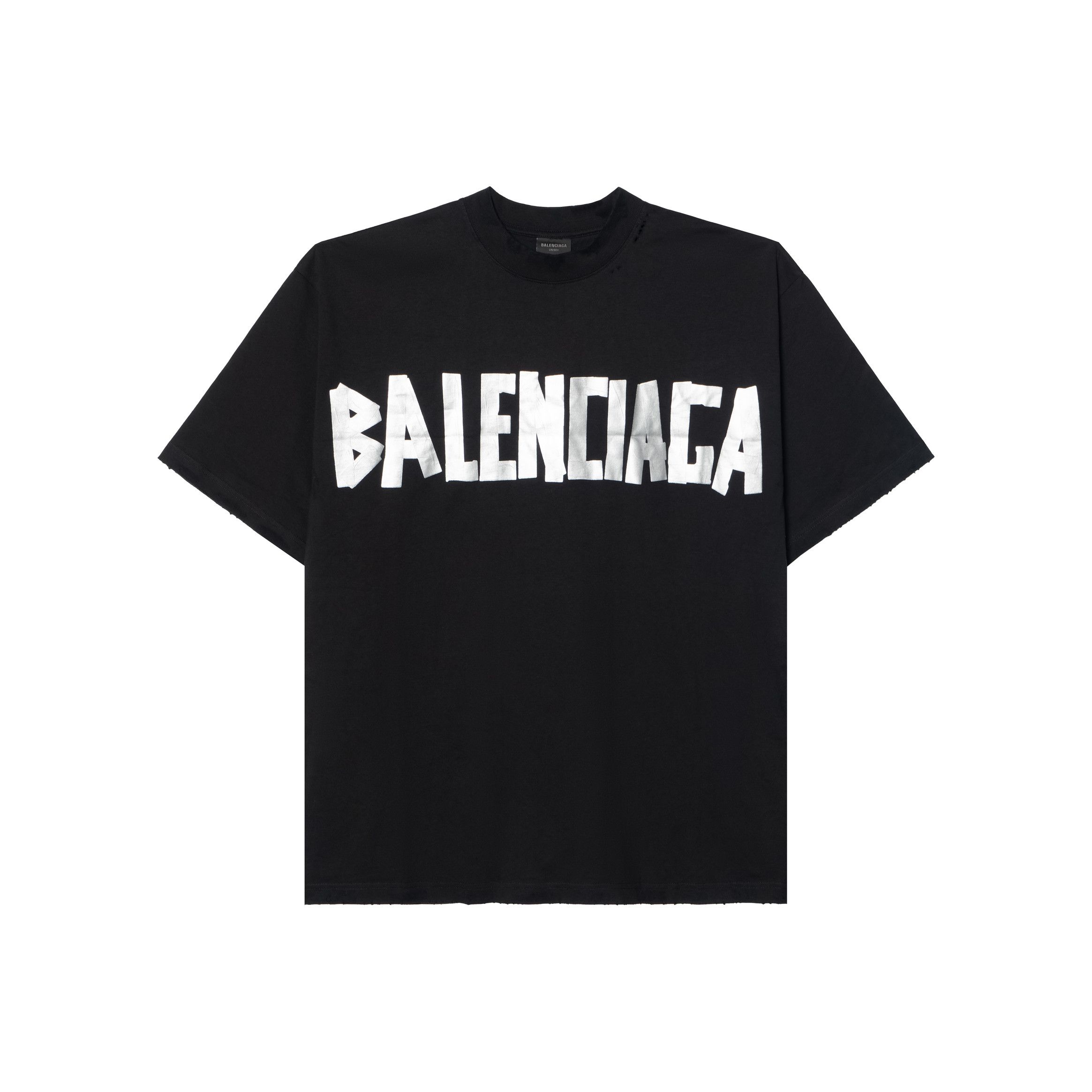 Balenciaga Balenciaga Tape Type Logo T-Shirt S Size S / US 4 / IT 40 - 2 Thumbnail