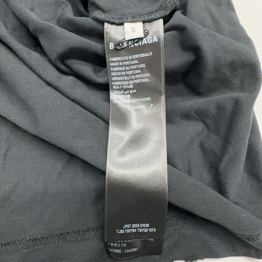Balenciaga Balenciaga Tape Type Logo T-Shirt S Size S / US 4 / IT 40 - 4 Thumbnail