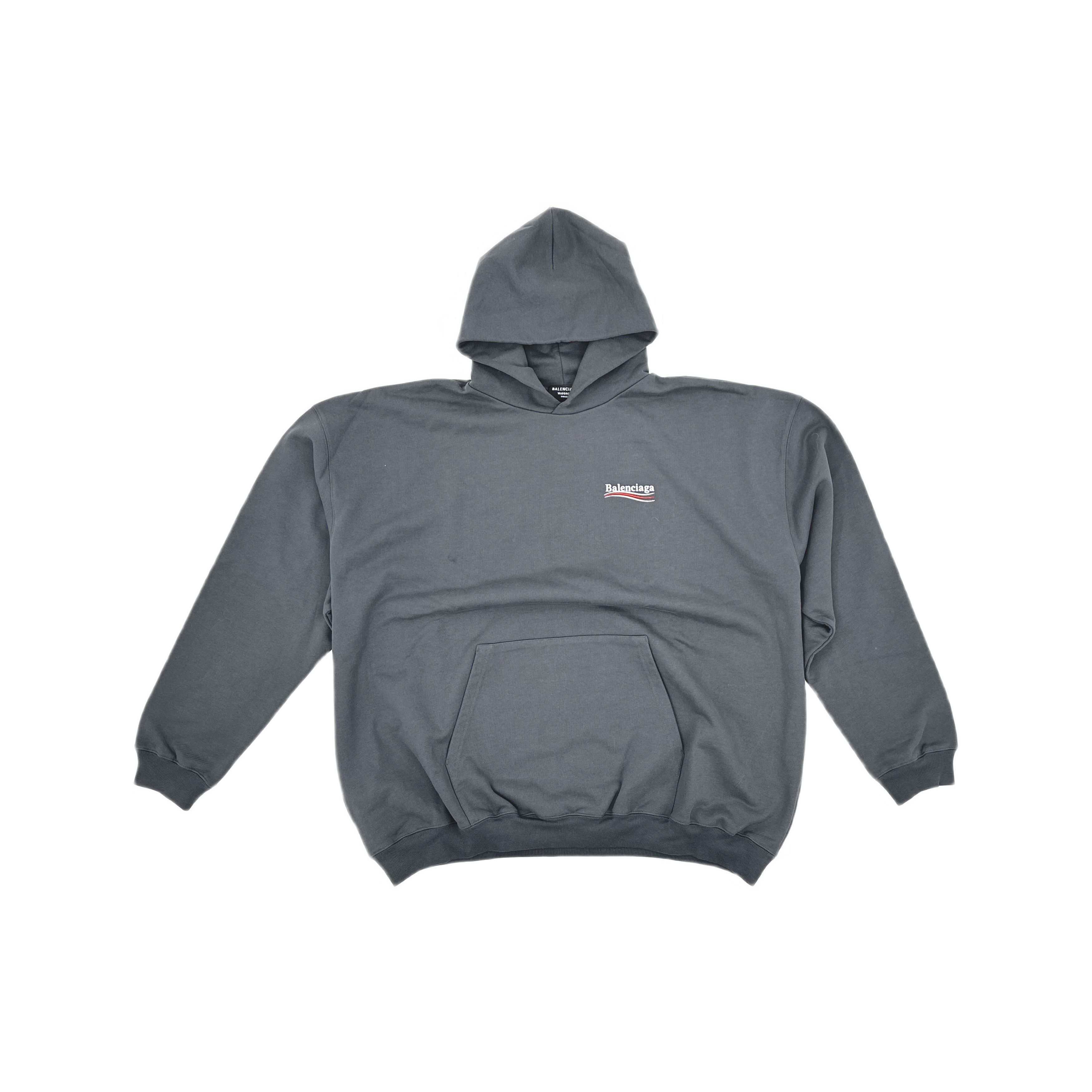 Balenciaga Balenciaga Political Campaign Logo Hoodie L Size US L / EU 52-54 / 3 - 2 Thumbnail