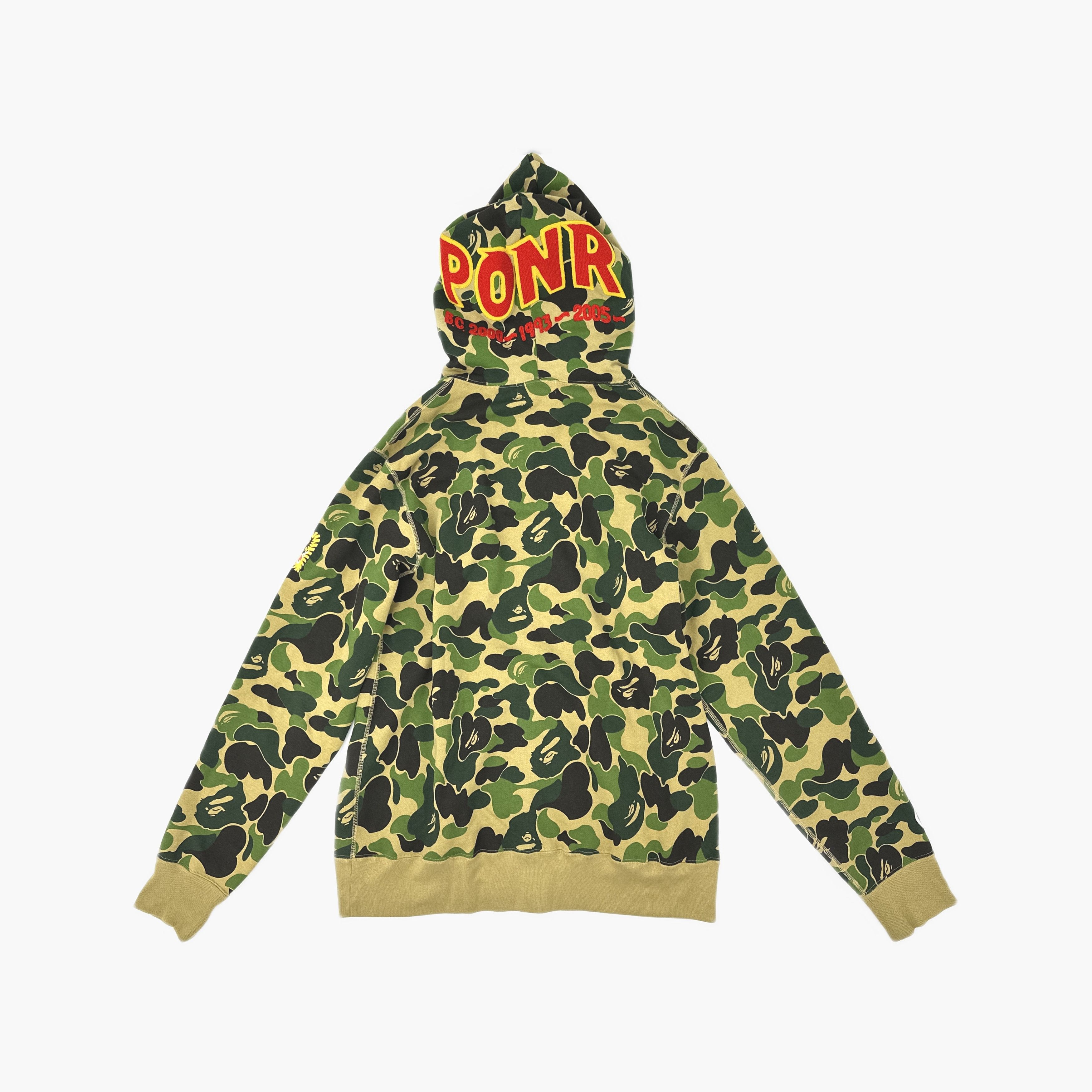 Bape A Bathing Ape Camo Shark Full Zip Hoodie XL Size US XL / EU 56 / 4 - 3 Thumbnail