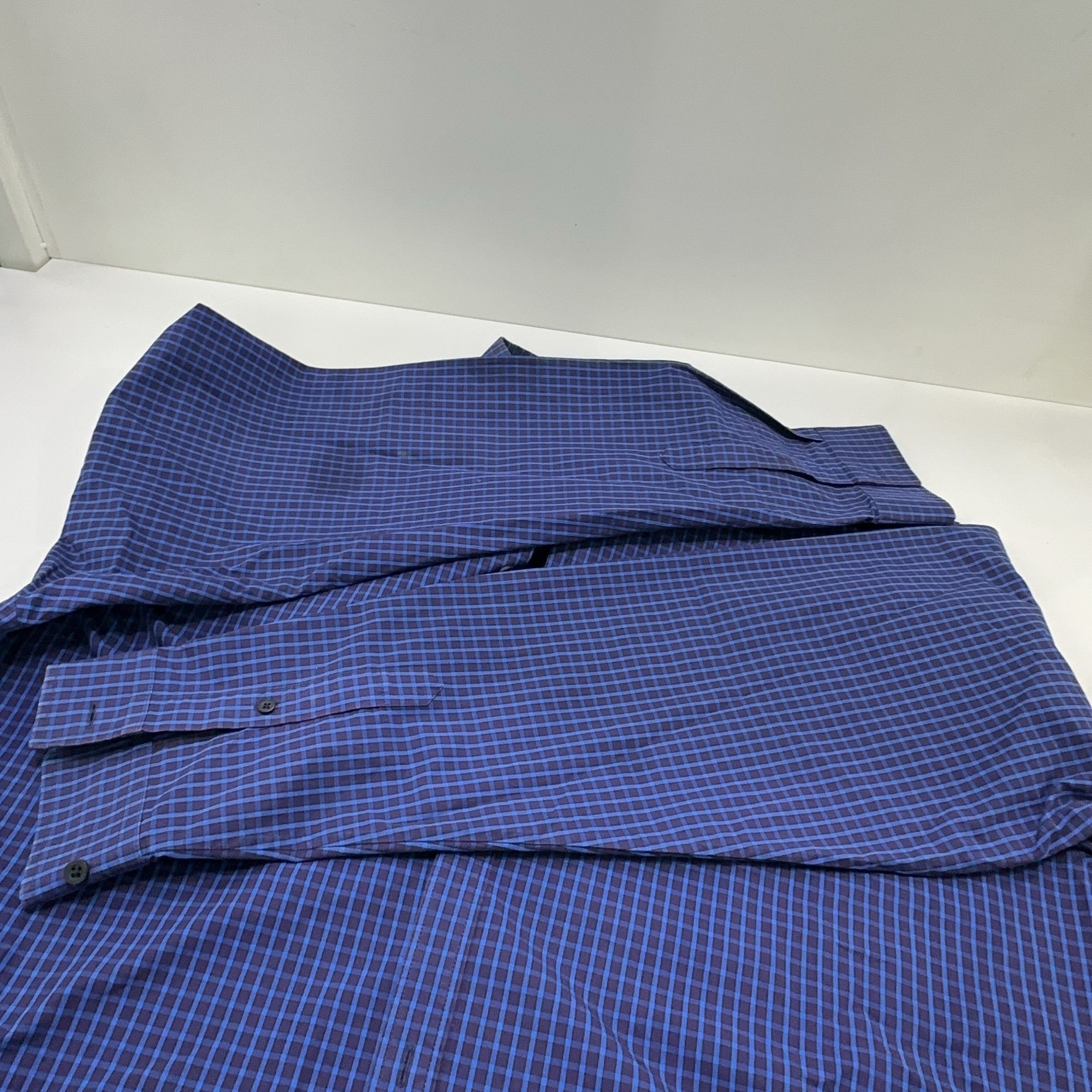Balenciaga Balenciaga Blue Plaid Shirt Size 39 Size US M / EU 48-50 / 2 - 12 Thumbnail