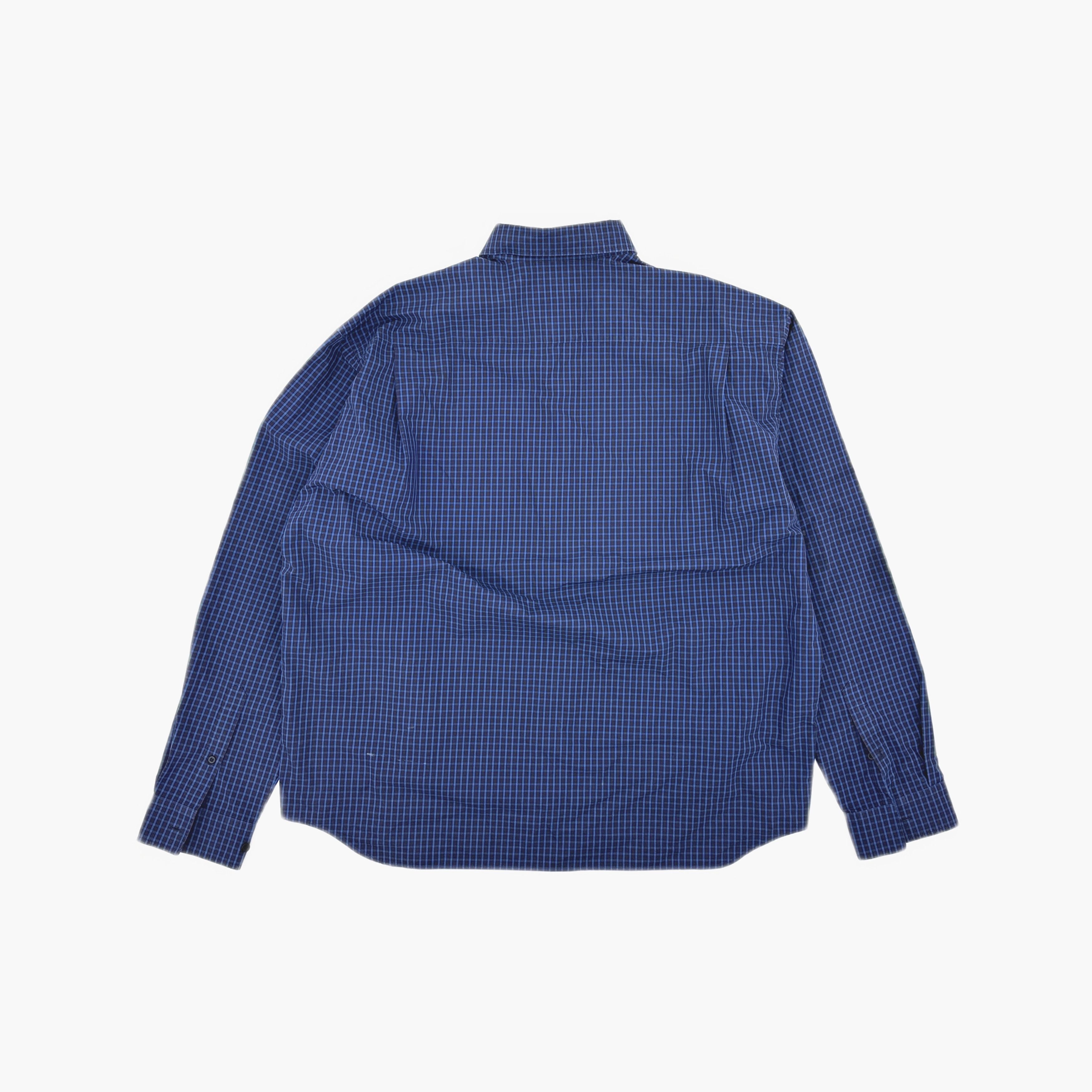 Balenciaga Balenciaga Blue Plaid Shirt Size 39 Size US M / EU 48-50 / 2 - 3 Thumbnail