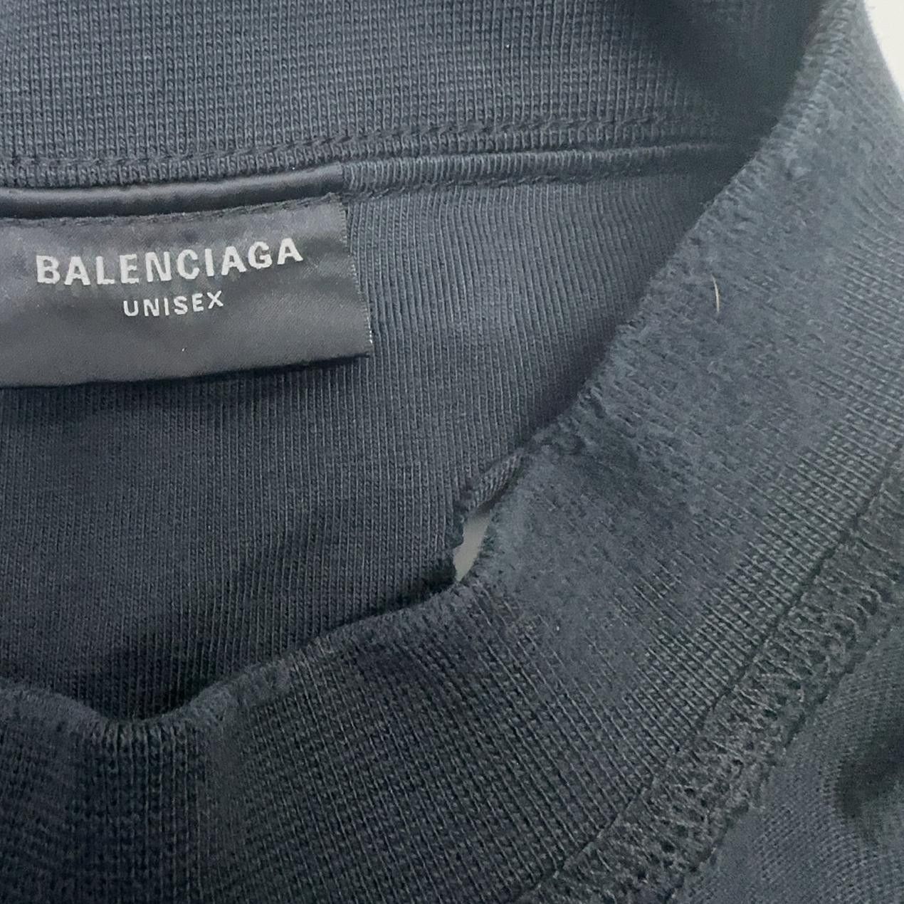 Balenciaga Balenciaga Distressed Logo T-Shirt Size 2 Size US M / EU 48-50 / 2 - 12 Thumbnail