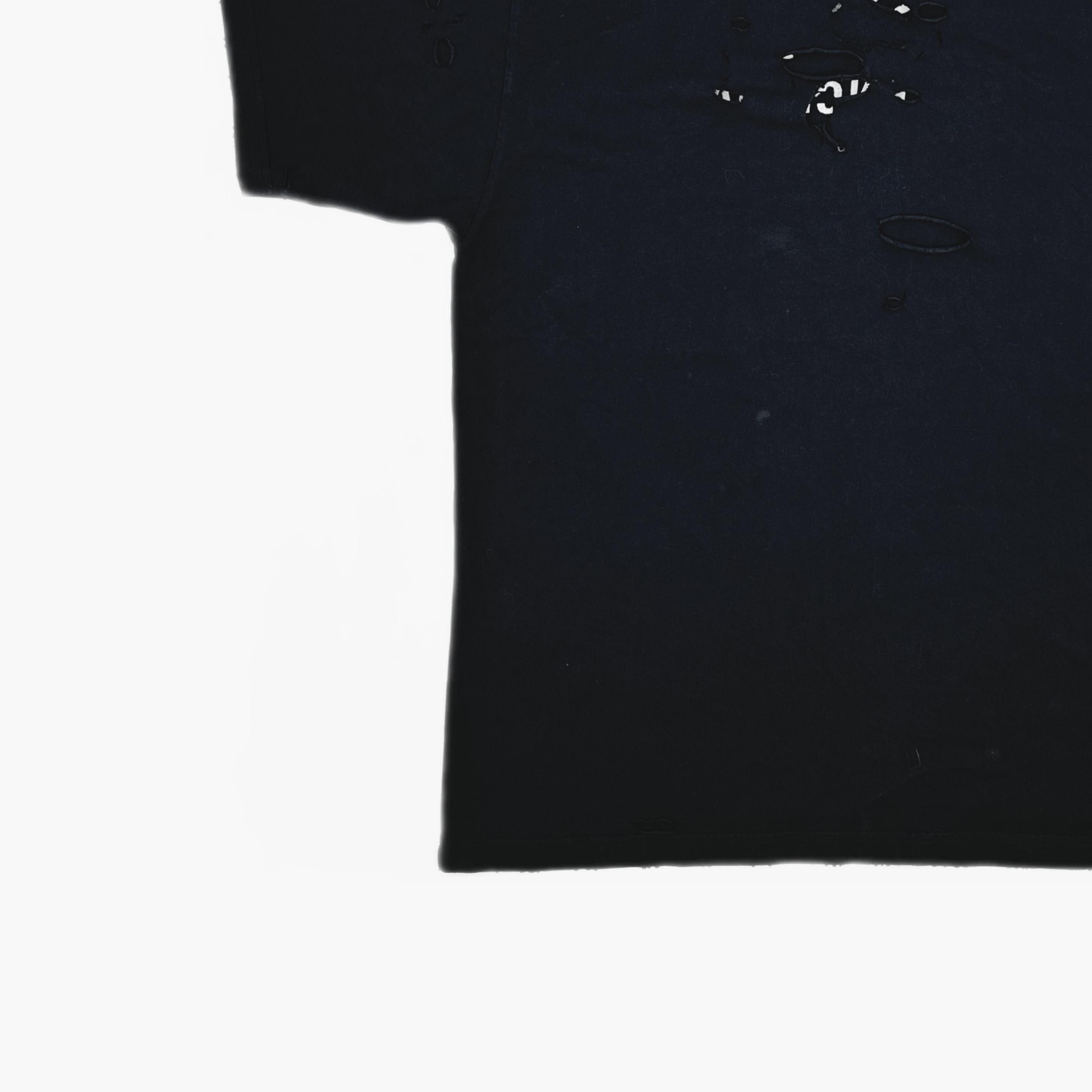 Balenciaga Balenciaga Distressed Logo T-Shirt Size 2 Size US M / EU 48-50 / 2 - 5 Thumbnail