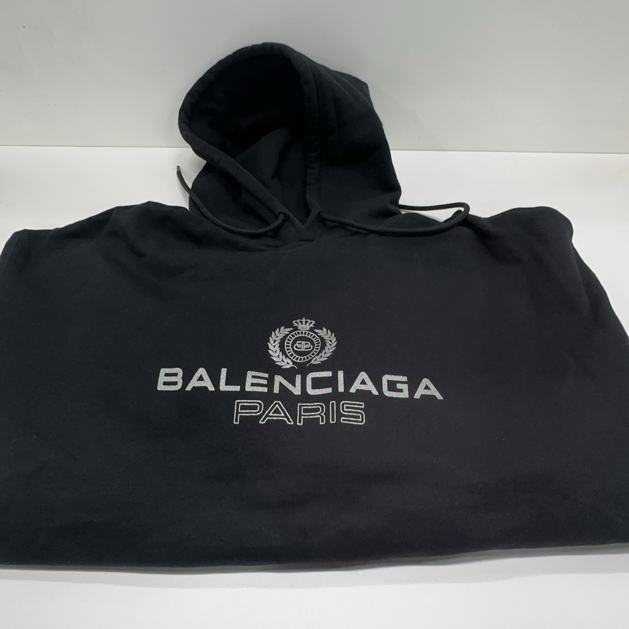 Balenciaga Balenciaga Paris Crest Logo Hoodie S Size S / US 4 / IT 40 - 7 Thumbnail