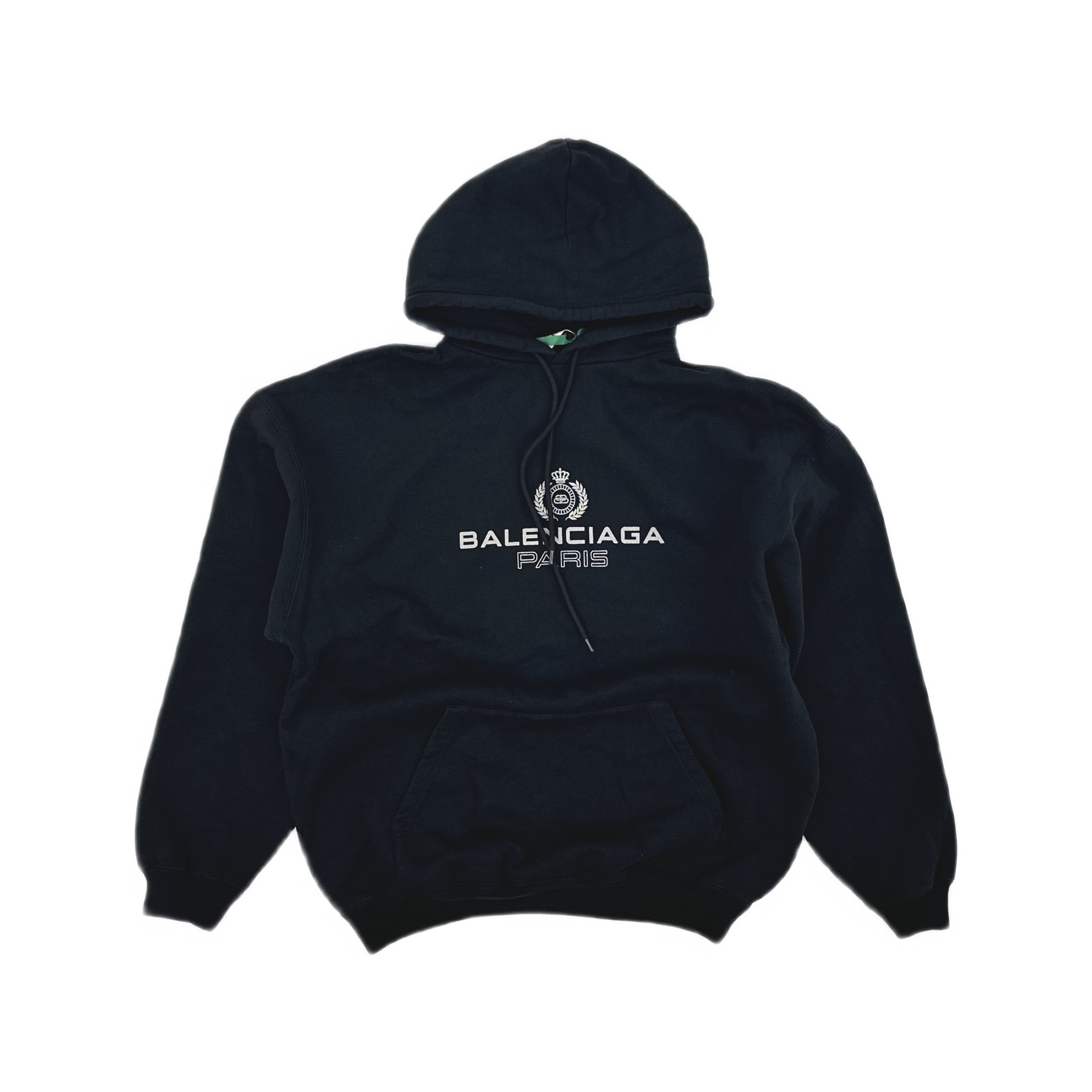 Balenciaga Balenciaga Paris Crest Logo Hoodie S Size S / US 4 / IT 40 - 2 Thumbnail