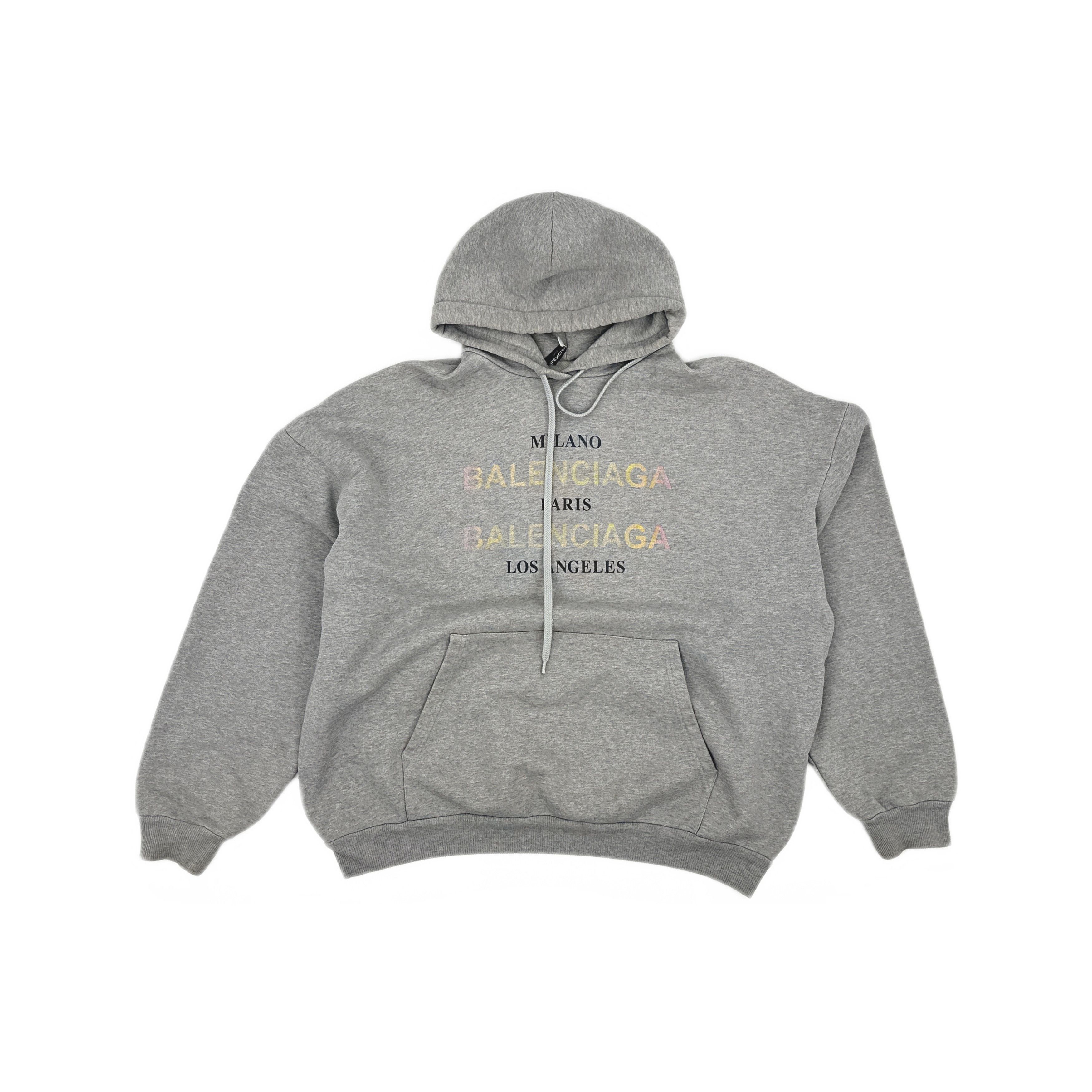 Balenciaga Balenciaga Milano Logo Graphic Hoodie M Size M / US 6-8 / IT 42-44 - 2 Thumbnail