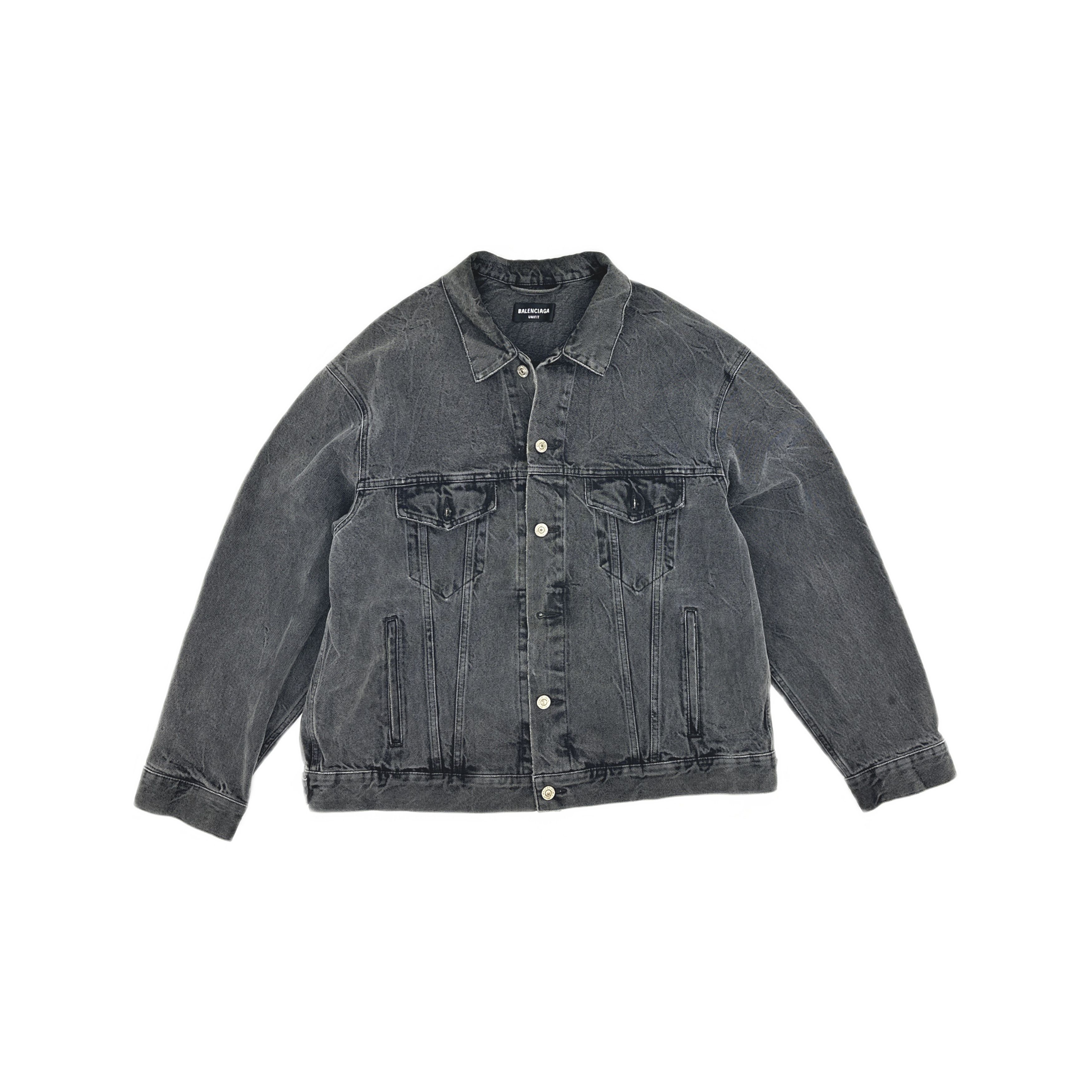 Balenciaga Balenciaga Heart Logo Denim Jacket XS Size XS / US 0-2 / IT 36-38 - 2 Thumbnail