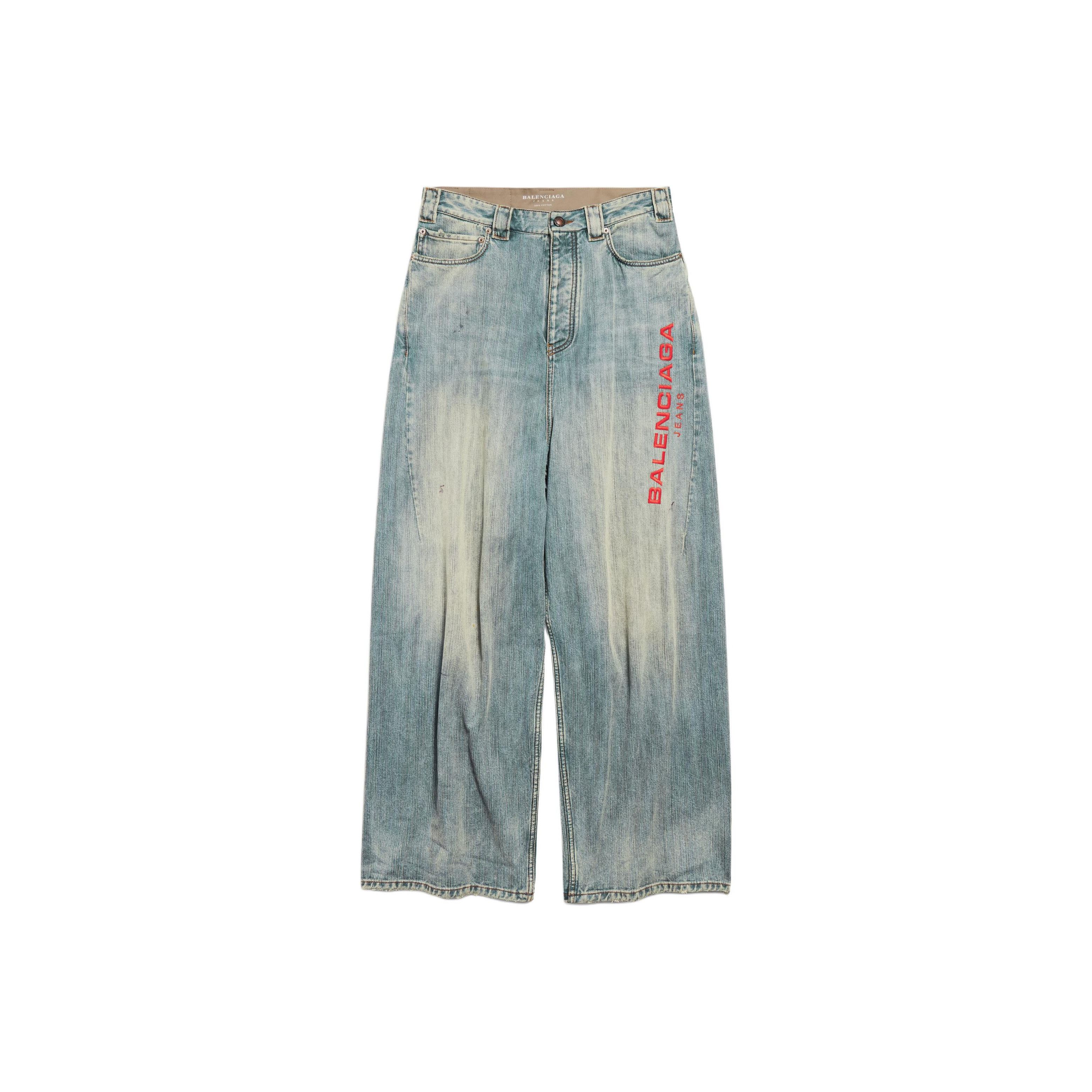Balenciaga Balenciaga Embroidered Logo Denim Jeans S Size US 30 / EU 46 - 2 Thumbnail