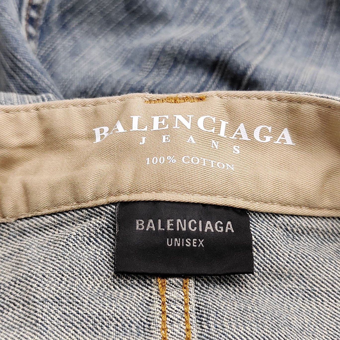 Balenciaga Balenciaga Embroidered Logo Denim Jeans S Size US 30 / EU 46 - 3 Thumbnail