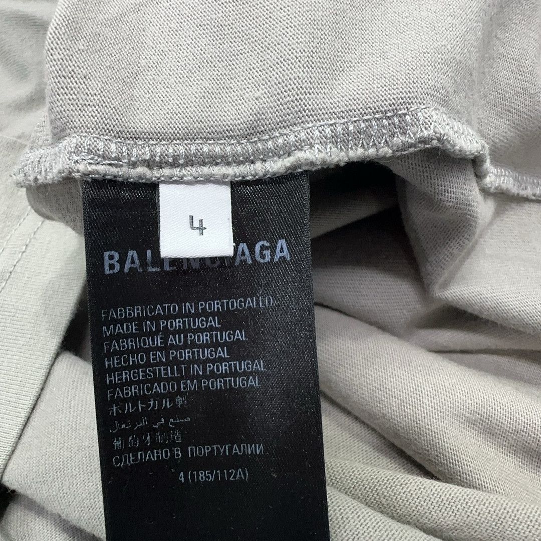 Balenciaga Balenciaga Multi-Logo Printed T-Shirt Size 4 Size US XL / EU 56 / 4 - 5 Thumbnail